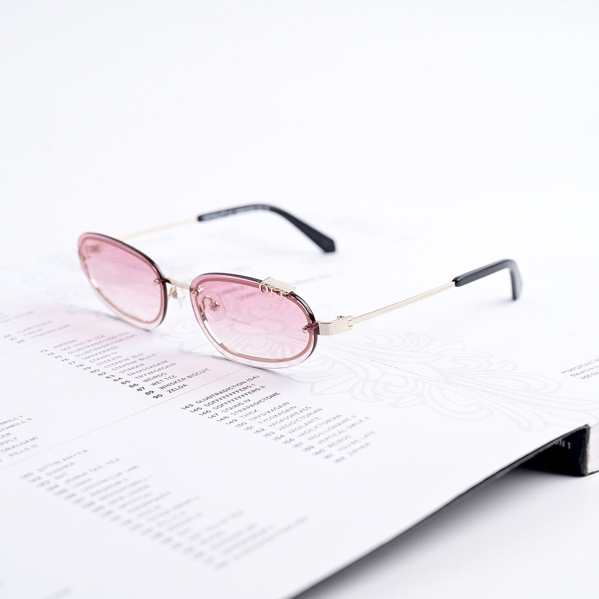 Off-White OFF WHITE MIAMI GOLD GRADIENT RED SUNGLASSES Size ONE SIZE - 1 Thumbnail