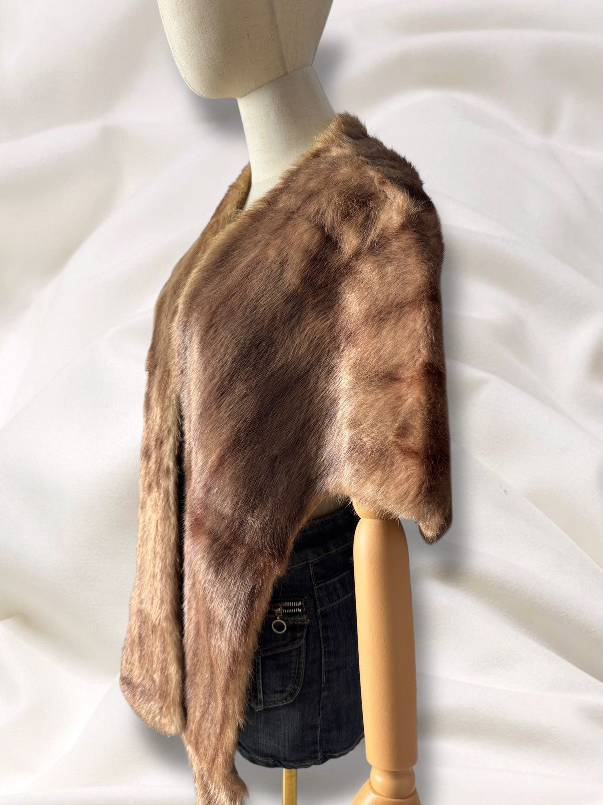 Hysteric Glamour 2000’s Aesthetic Vintage Y2K Glam Real Fur Coat Size M / US 6-8 / IT 42-44 - 3 Thumbnail