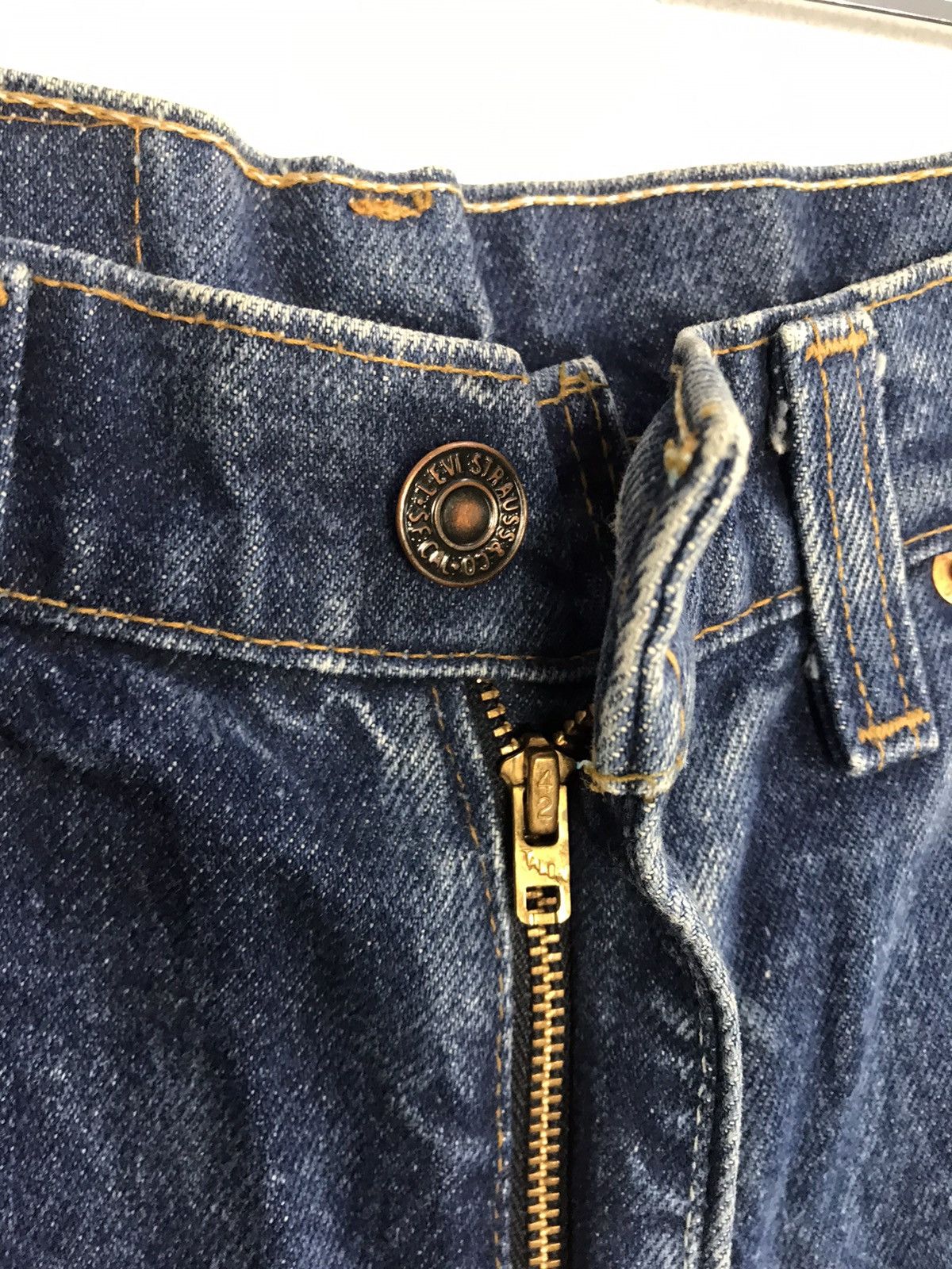 Levi's Vintage Clothing Levi's Strauss 80s 505 26505-0217 Talon Zip Denim Jeans Size 27" / US 4 / IT 40 - 7 Thumbnail