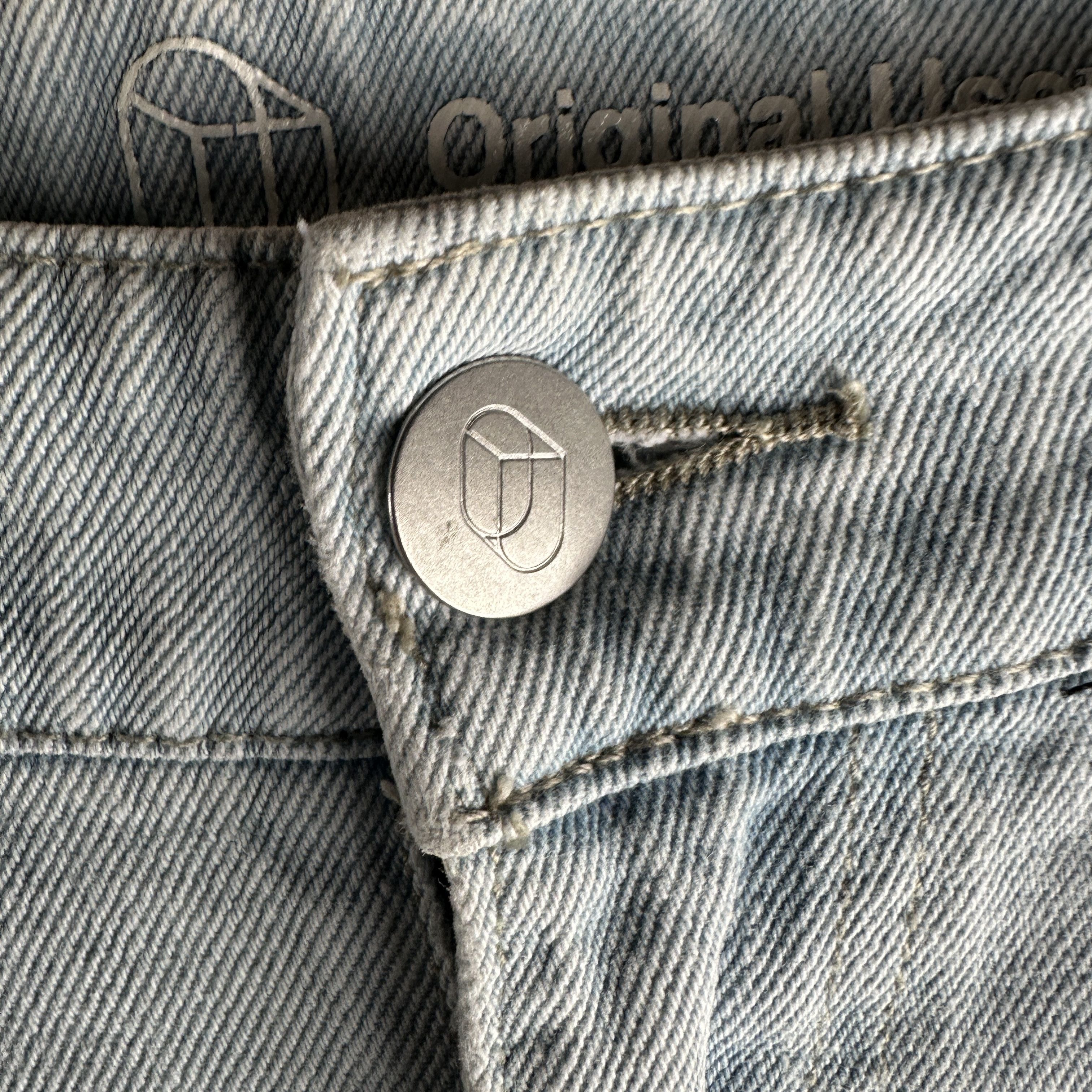 Other Original Use Cloud Wash Straight Jeans Mens Denim Bleach Size US 32 / EU 48 - 4 Thumbnail