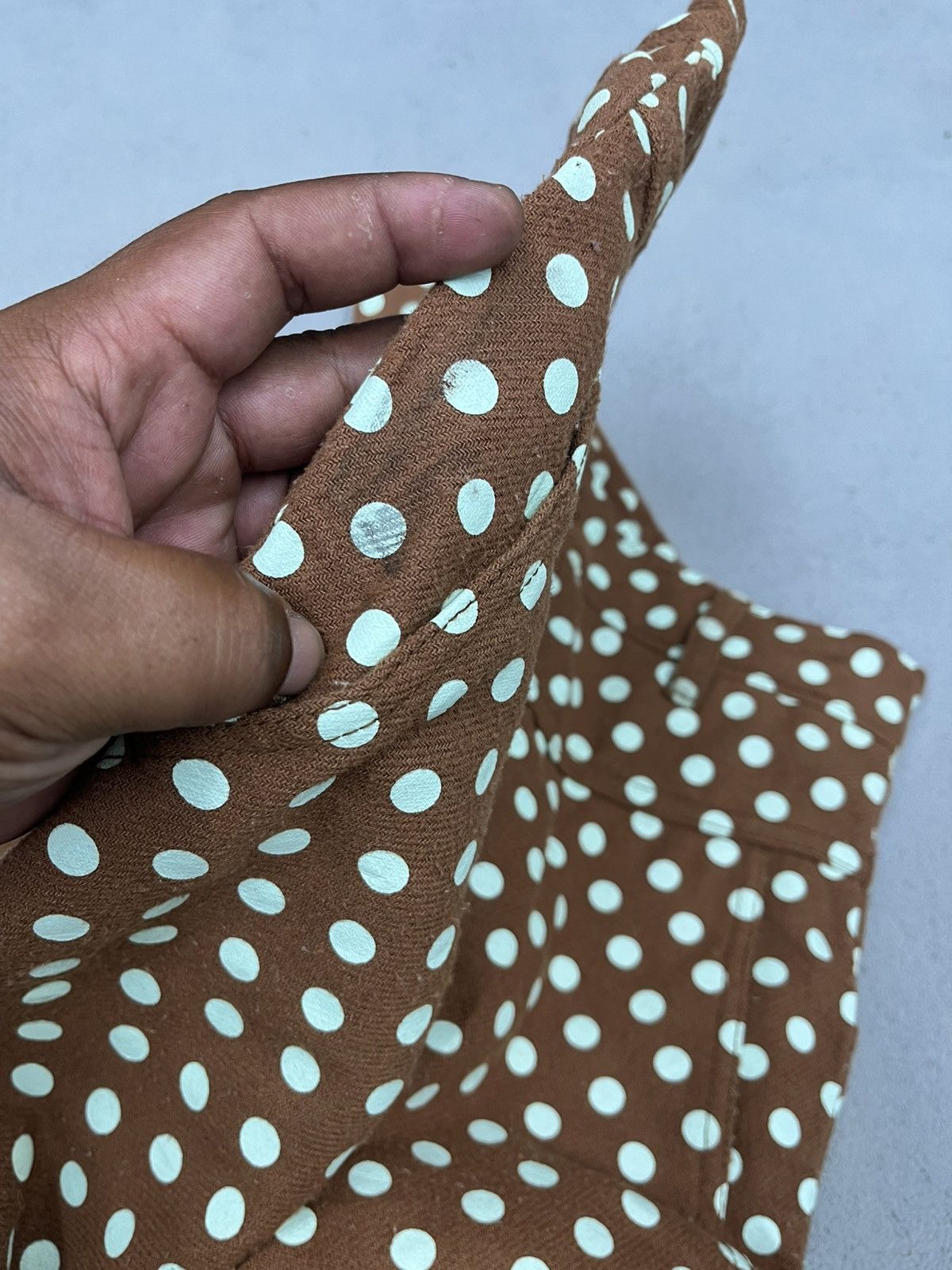 mercibeaucoup ARCHIVE🔥🔥🔥VTG MERCIBEAUCOUP POLKA DOT REVERSE POCKET PANT Size 28" / US 6 / IT 42 - 20 Thumbnail