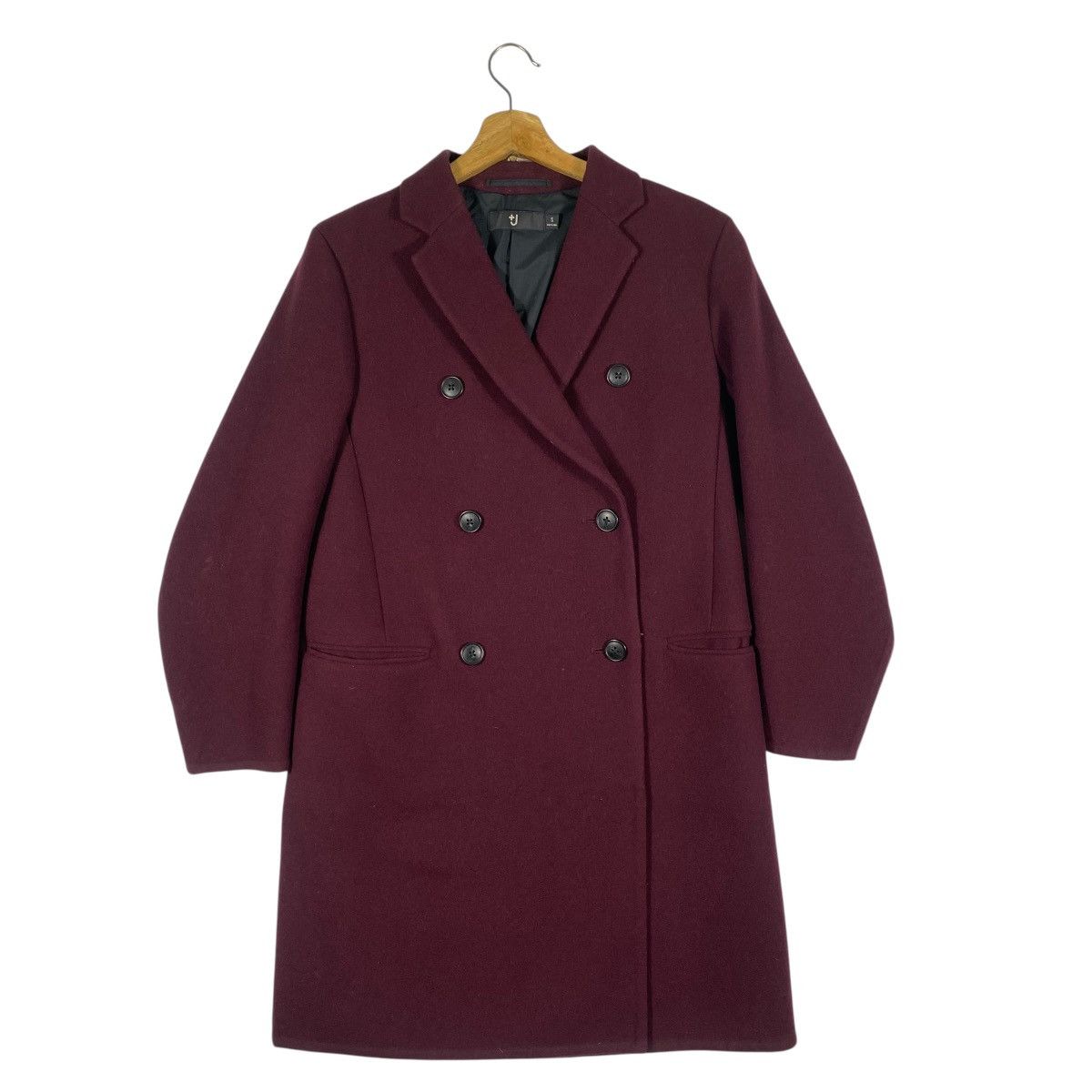 Jil Sander × Uniqlo Jil Sander X Japanese Brand Double Breasted Wool Long Coat Size US S / EU 44-46 / 1 - 4 Thumbnail