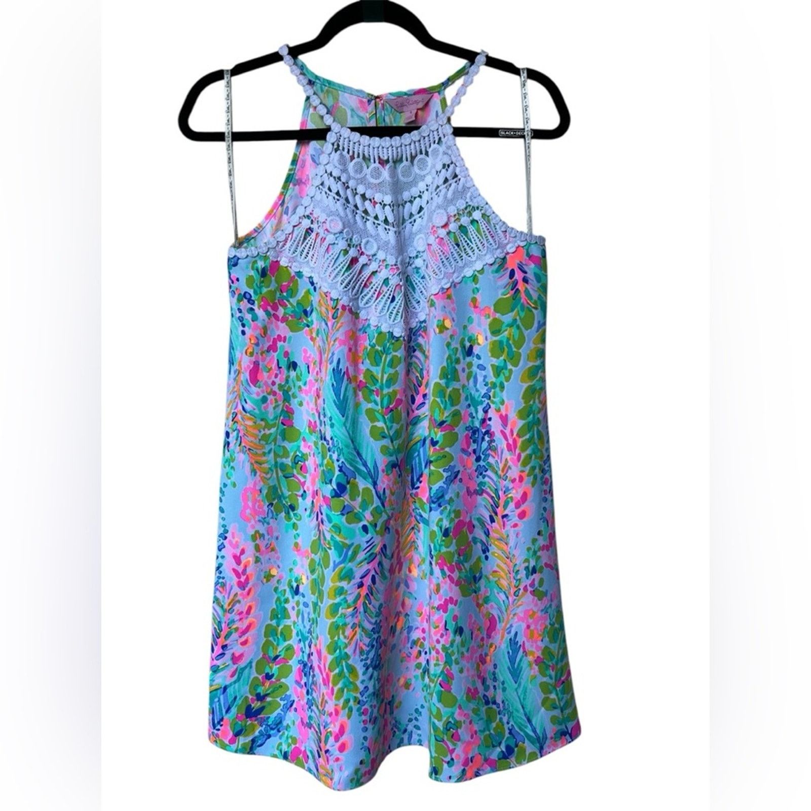 Lilly Pulitzer Lilly Pulitzer Catch the Wave Soft Pearl shift Dress Size 4 Size S / US 4 / IT 40 - 3 Thumbnail
