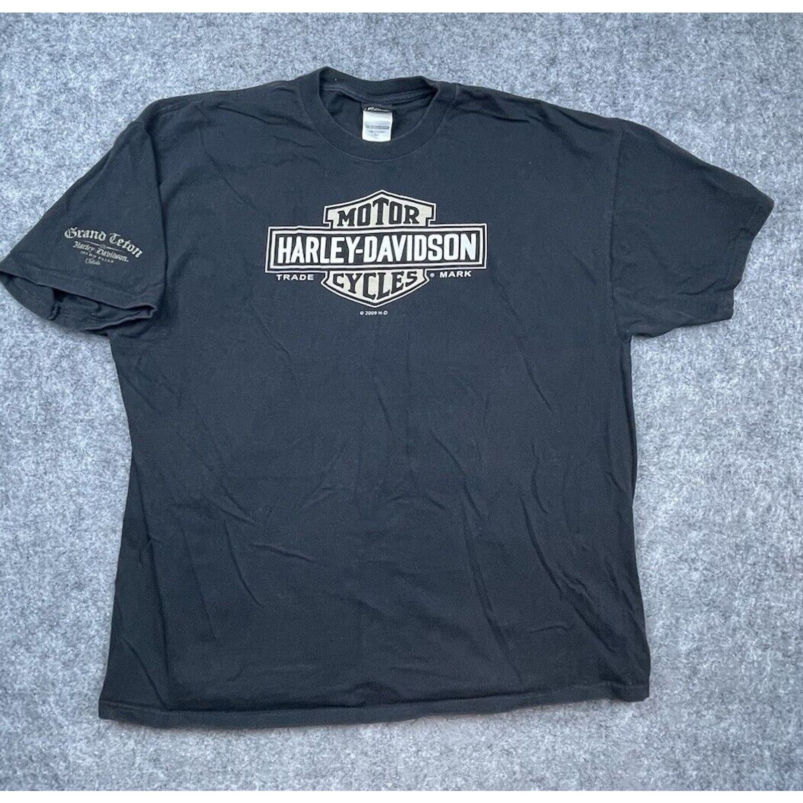Harley Davidson Harley Davidson Shirt 2XL Live The Life Eagle Grand Teton Size US XXL / EU 58 / 5 - 2 Thumbnail