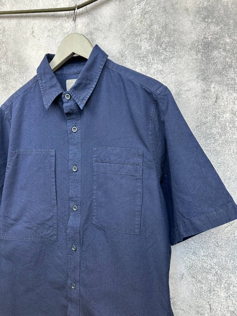 Private White V.C. Private White V.C. “Shirting” Navy Short-Sleeve Shirt Size US L / EU 52-54 / 3 - 5 Thumbnail