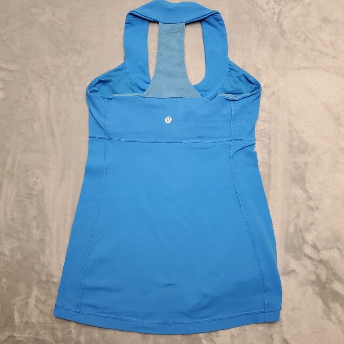 Lululemon Lululemon Tank Top Womens Small Blue Racerback T-Back Performance Stretch READ Shirt Womens S Blue Racerback T-Back Performance Stretch READ Size S / US 4 / IT 40 - 4 Thumbnail