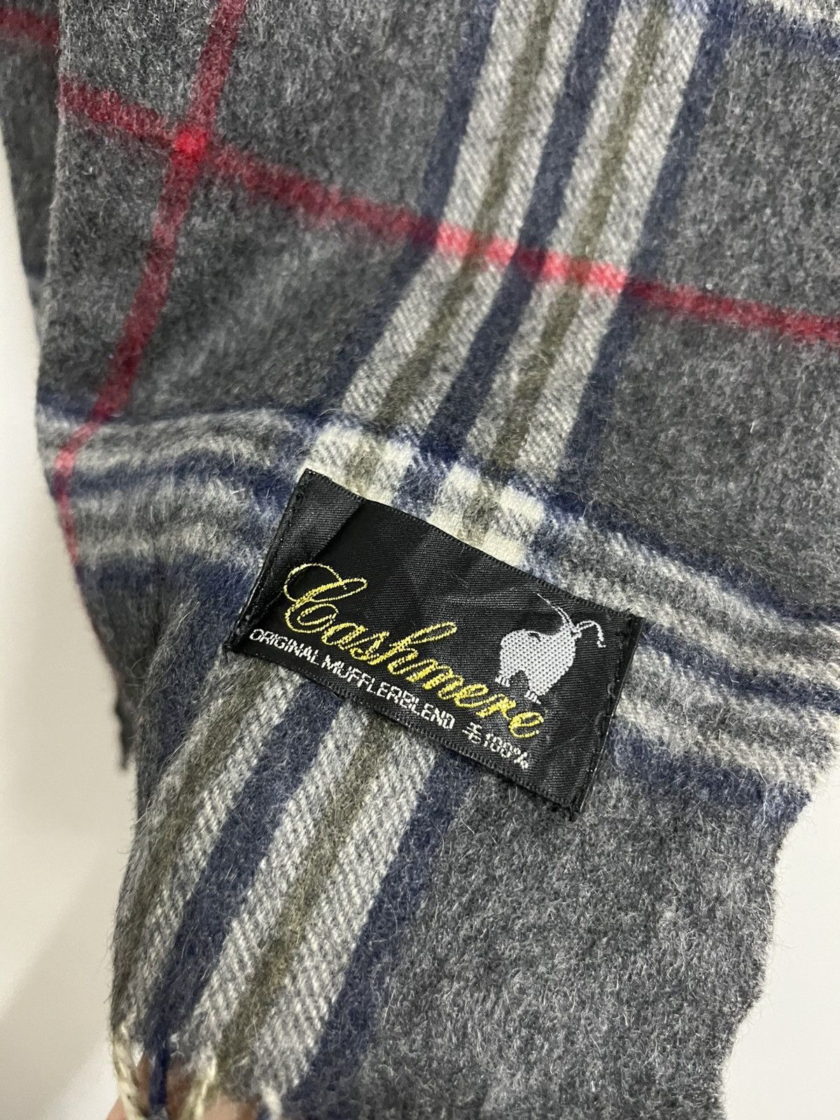 Vintage 💥Vintage Mufflerblend 100% Cashmere Scarf Size ONE SIZE - 5 Thumbnail