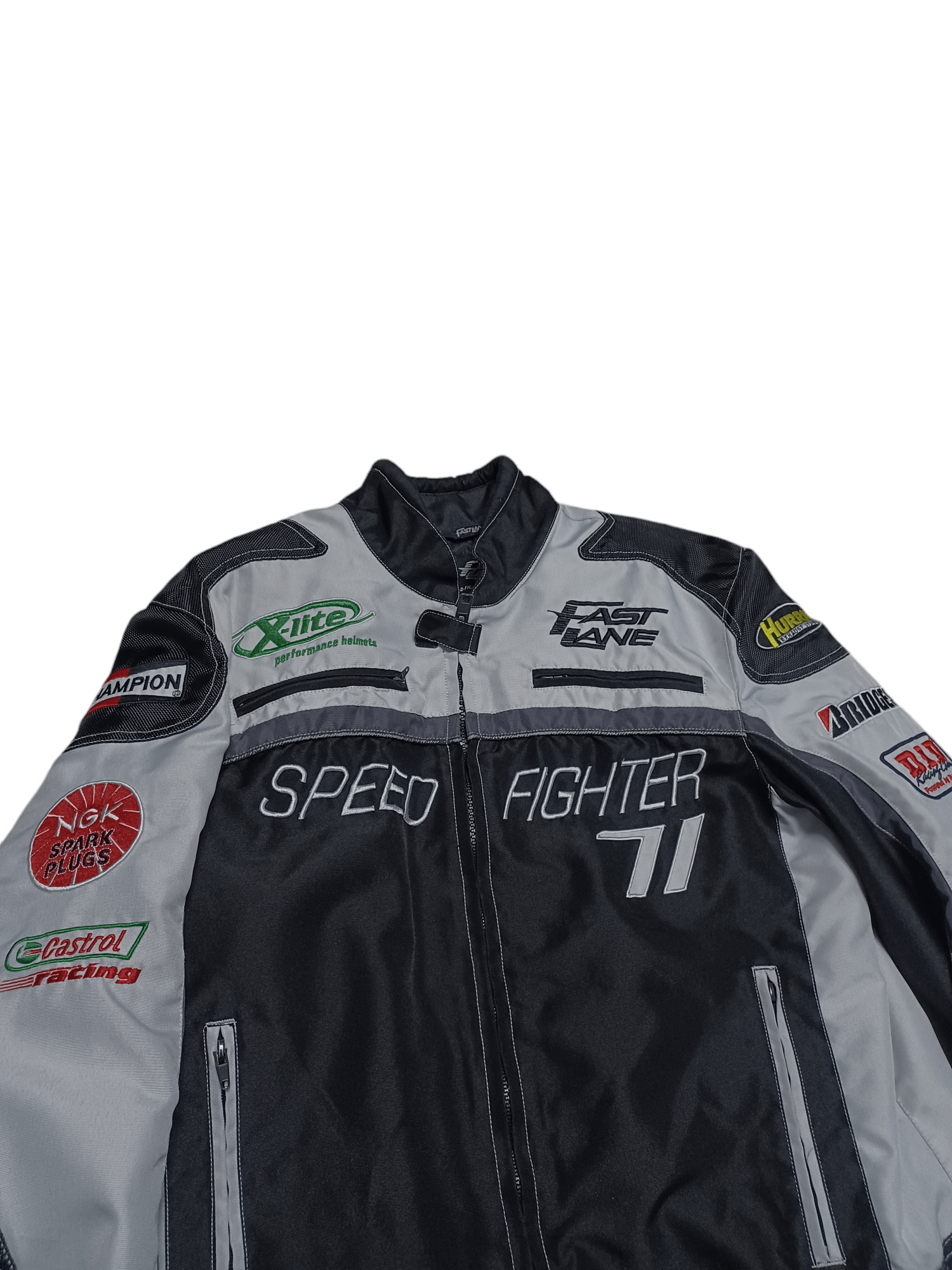 Formula 1 FAST LANE SPEED FIGHTER FIRE VINTAGE RACING JACKET Size US XL / EU 56 / 4 - 2 Thumbnail