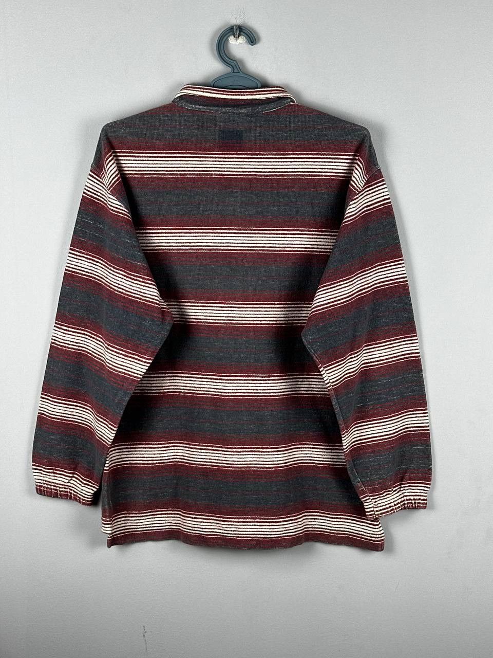 O'Neill Vintage 90s Oneill Sweatshirt Rare Rugby Striped Size US M / EU 48-50 / 2 - 9 Thumbnail