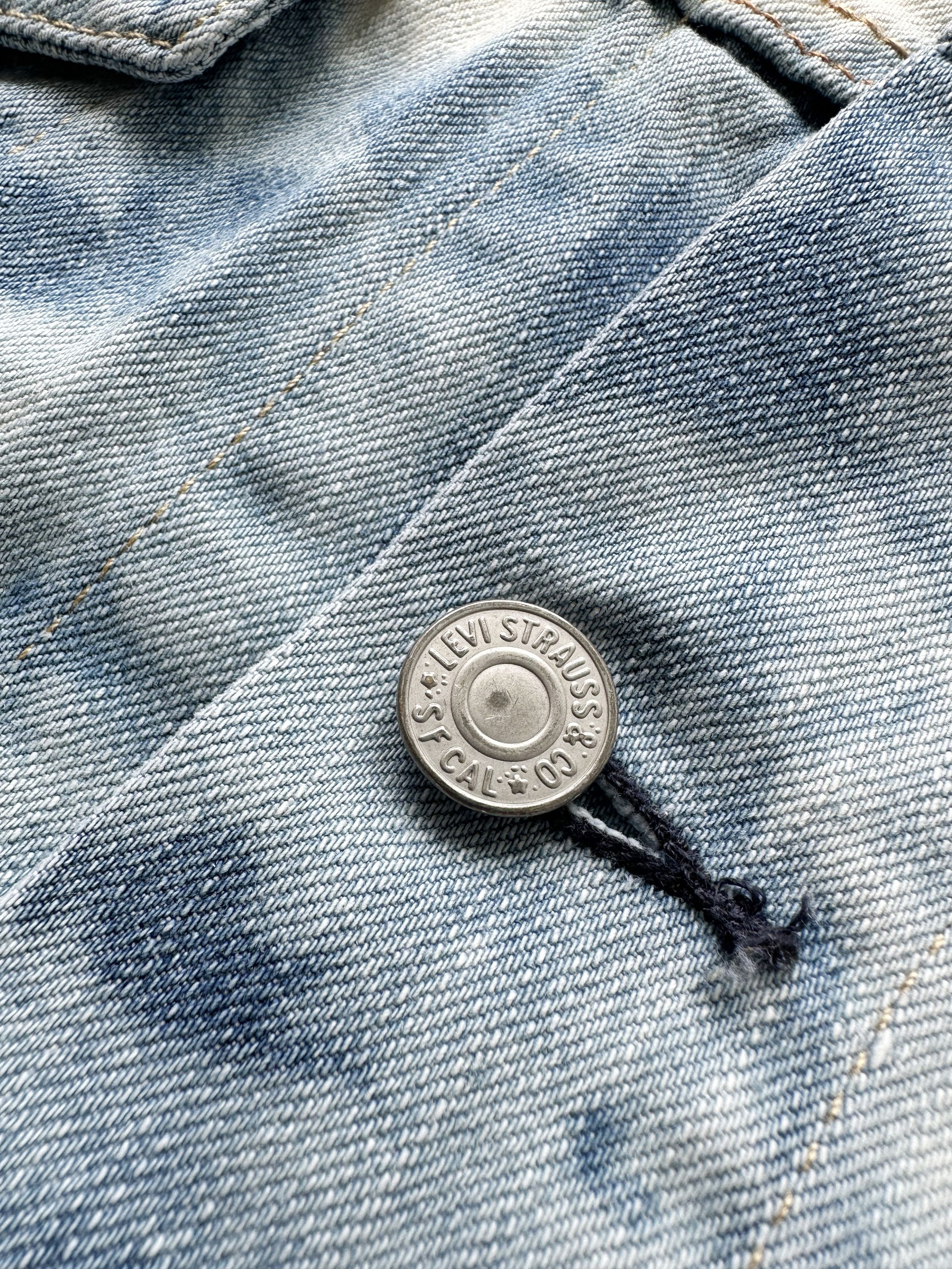 Levi's Levi's "Cock Sparrer" acid wash denim jacket Size US M / EU 48-50 / 2 - 7 Thumbnail