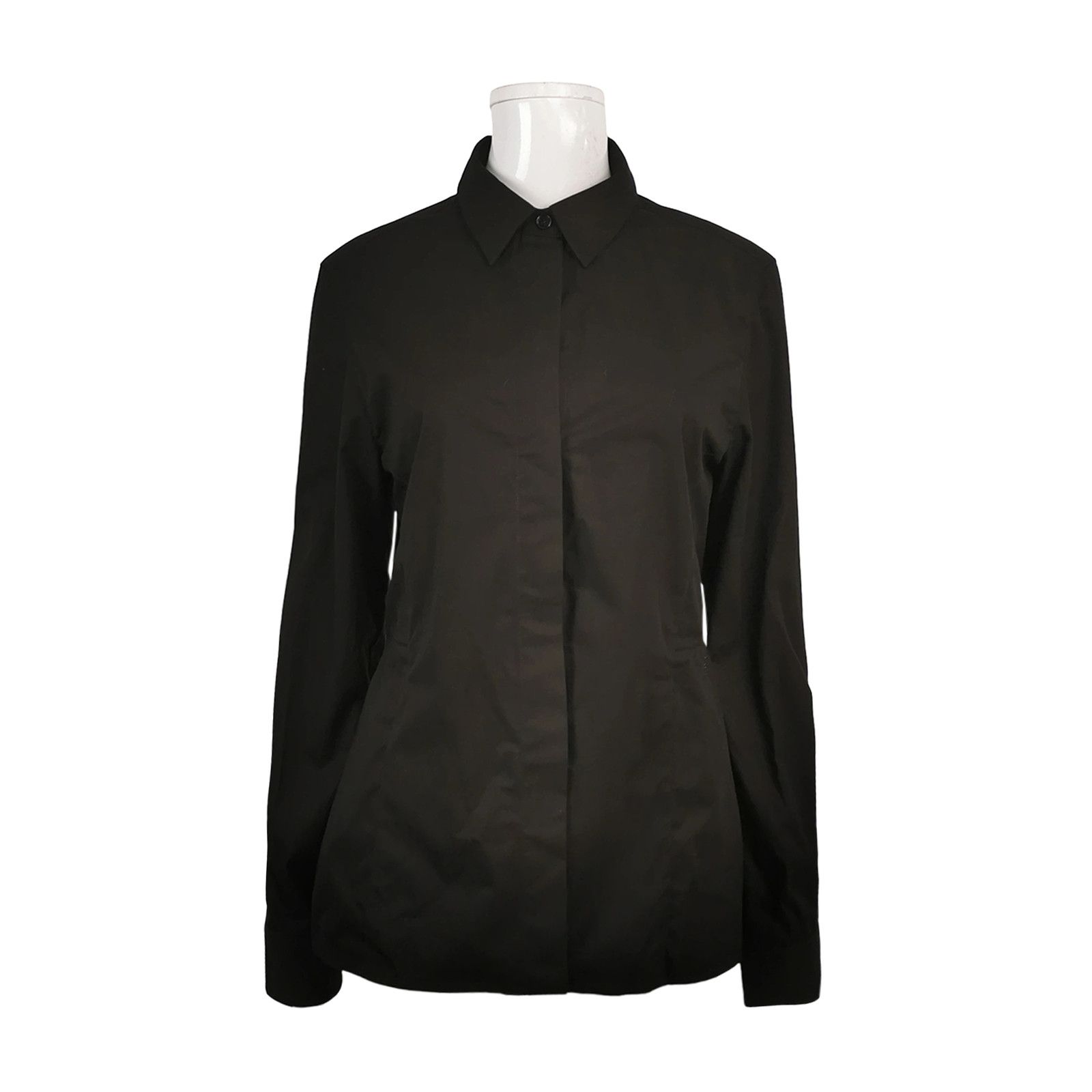 Givenchy Givenchy Black Cotton Button Up Shirt Size 40 Size US M / EU 48-50 / 2 - 1 Thumbnail