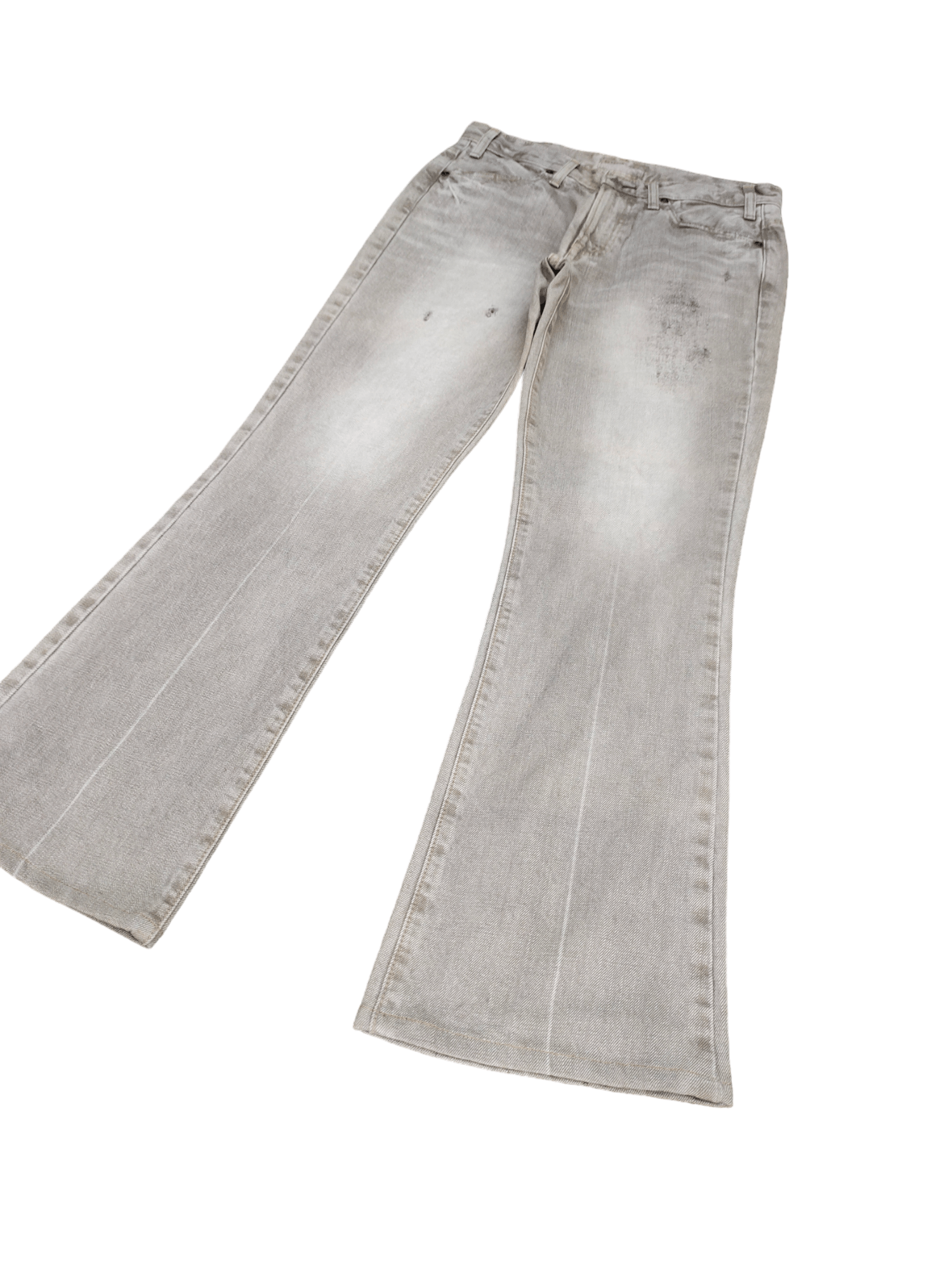 If Six Was Nine Flare Jeans Spellbound Distress Faded Boot Cut Y2k Lgb Size US 30 / EU 46 - 1 Thumbnail