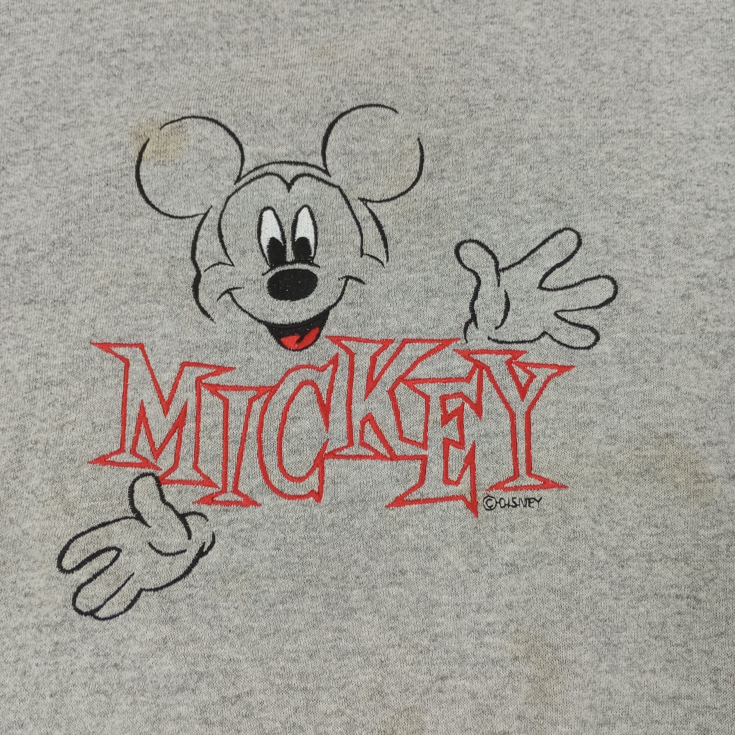 Mickey Mouse Disney Mickey Mouse Vintage Sweatshirt c236n9 Size US XL / EU 56 / 4 - 2 Thumbnail