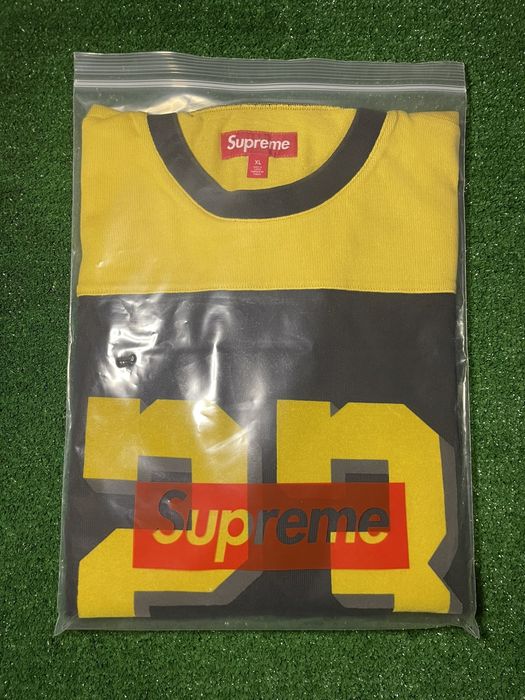 Supreme Supreme Bumblebee L/S Football Top - Sz. XL | Grailed