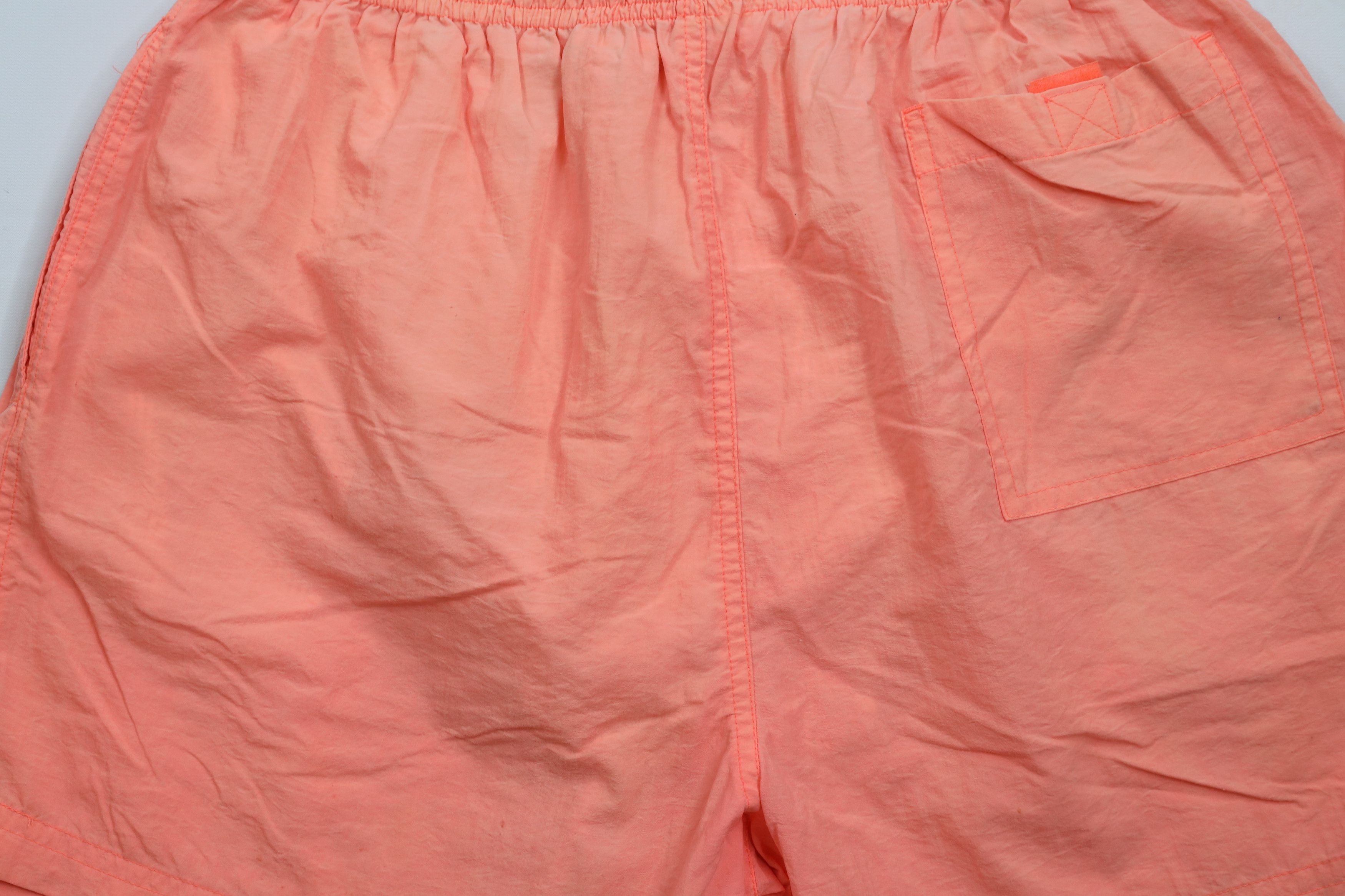 Vintage Vintage 90s Streetwear Above Knee Shorts Swim Trunks Coral Size US 36 / EU 52 - 10 Thumbnail