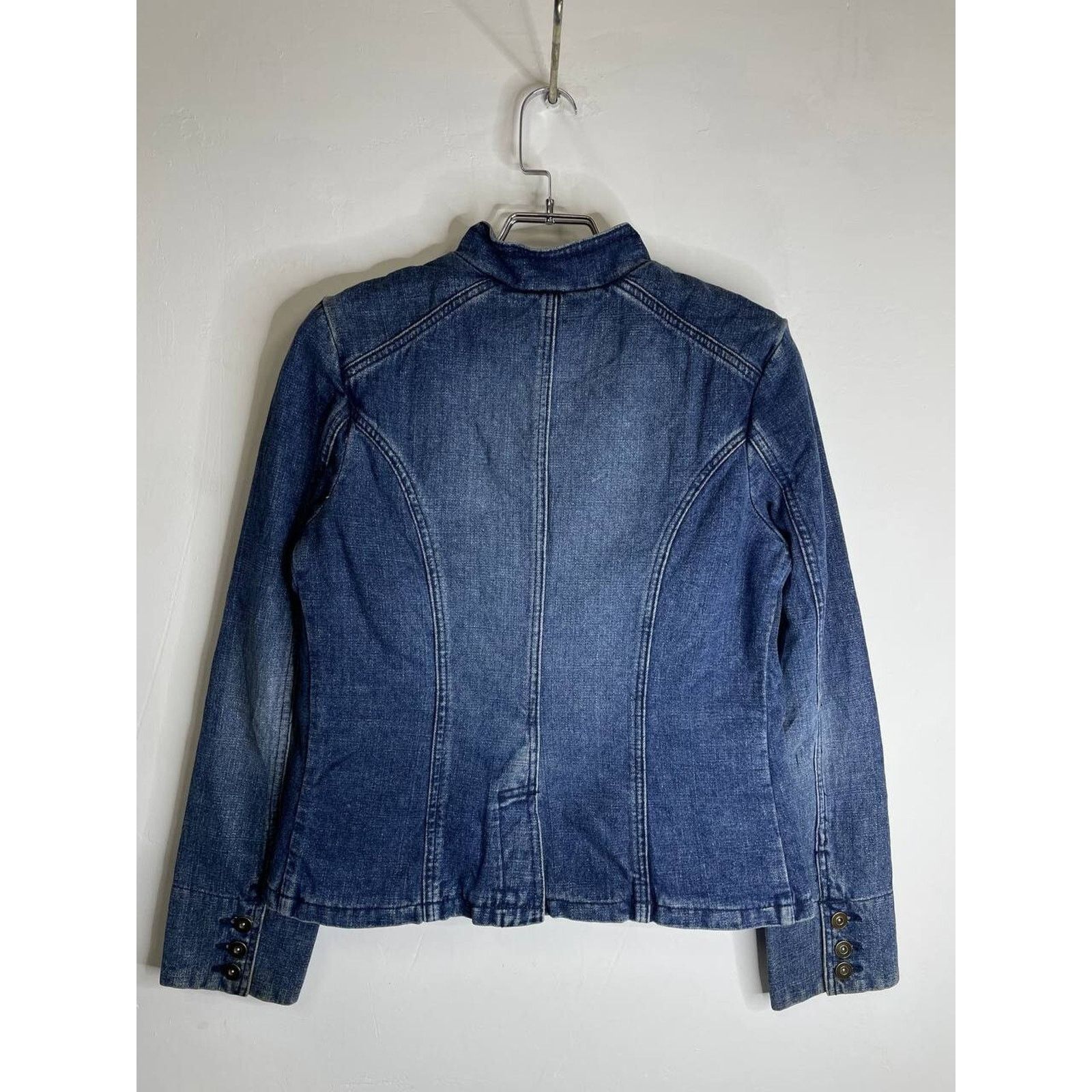If Six Was Nine × Japanese Brand × Miss Sixty Vintage Japanese Reworked Ifsixwasnine Style Denim Jacket Size L / US 10 / IT 46 - 8 Thumbnail