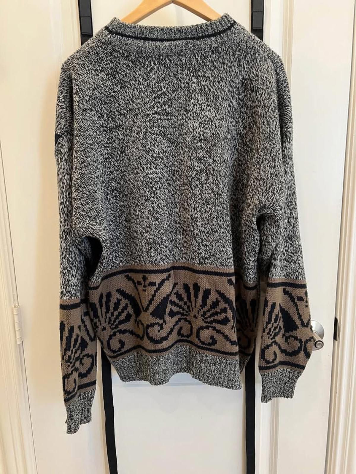 Designer Vintage Playboy Abstract Knit Sweater – Size L Size US L / EU 52-54 / 3 - 4 Thumbnail