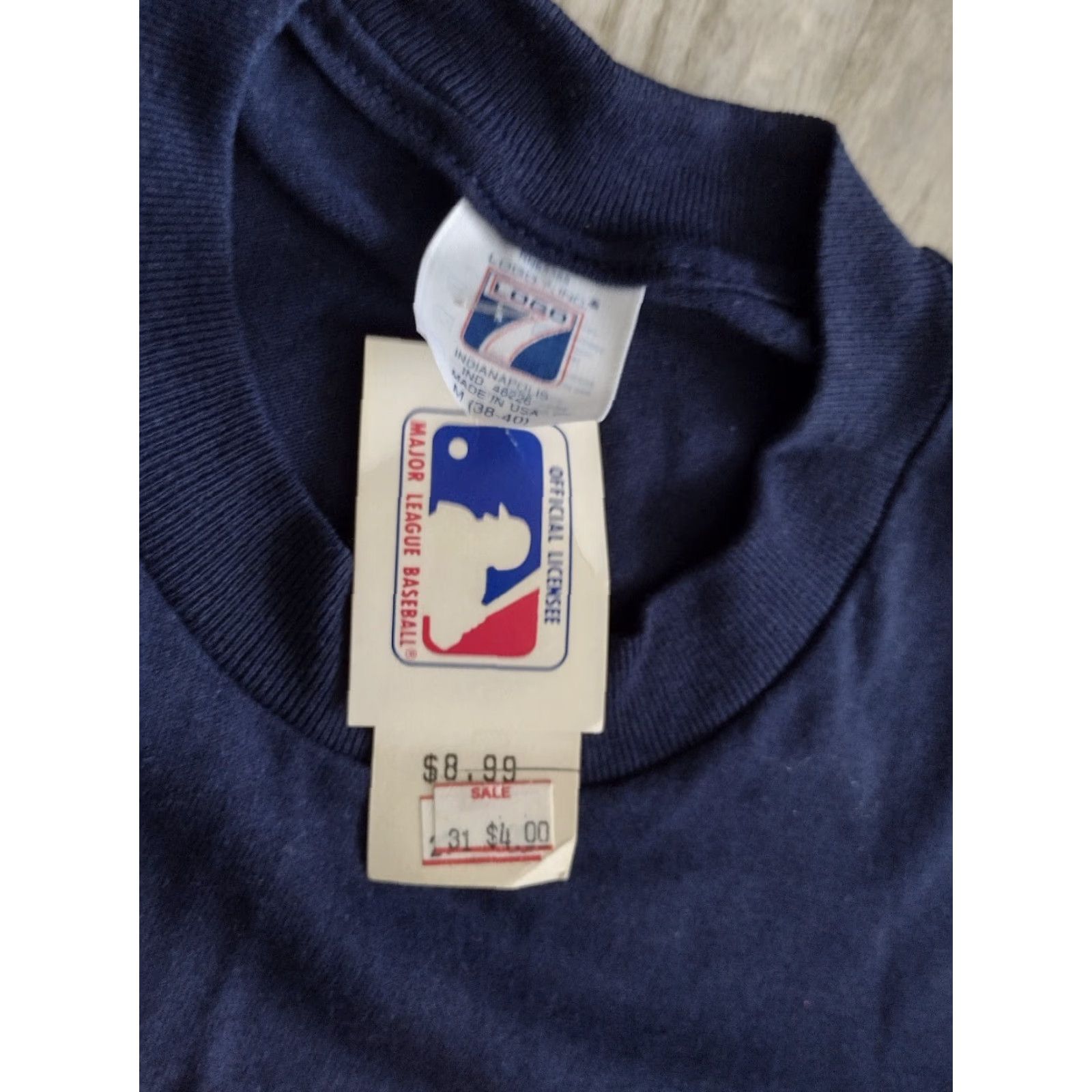 Logo 7 VINTAGE Logo 7 Detroit Tigers T-Shirt Men's M Blue 80s Graphic Single Stitch NWT Size US M / EU 48-50 / 2 - 5 Thumbnail