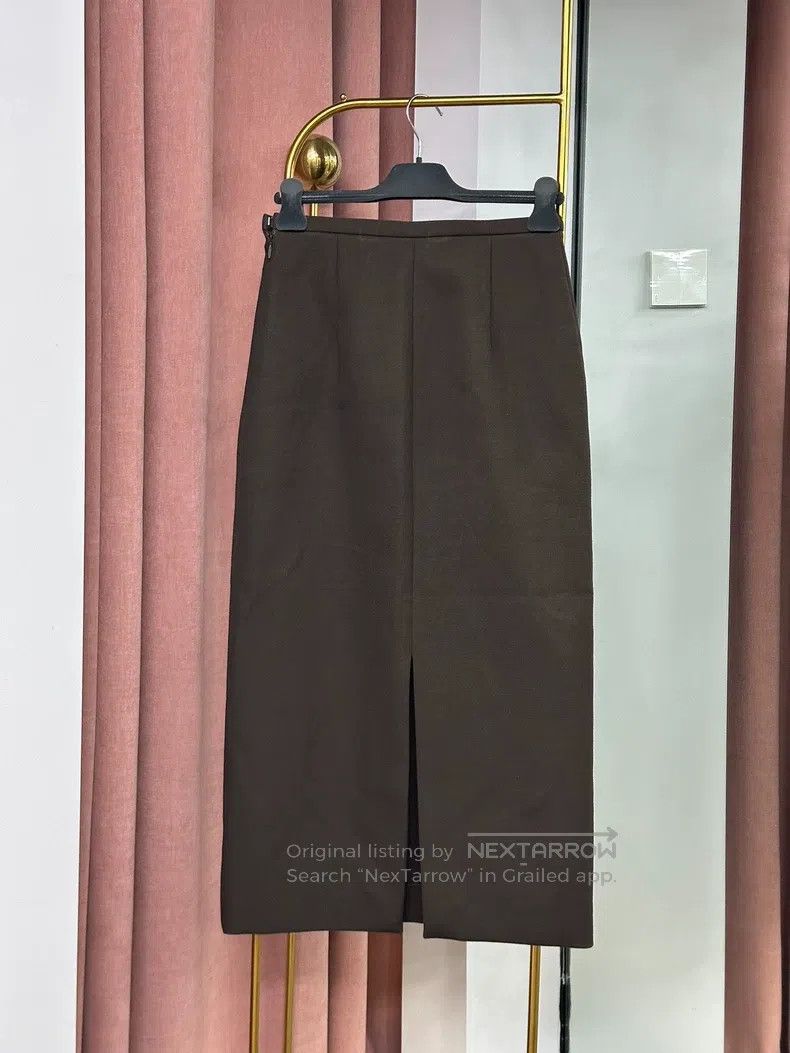 The Row The Row size 0 Brown slit skirt Size 25" / US 0 / IT 36 - 3 Thumbnail