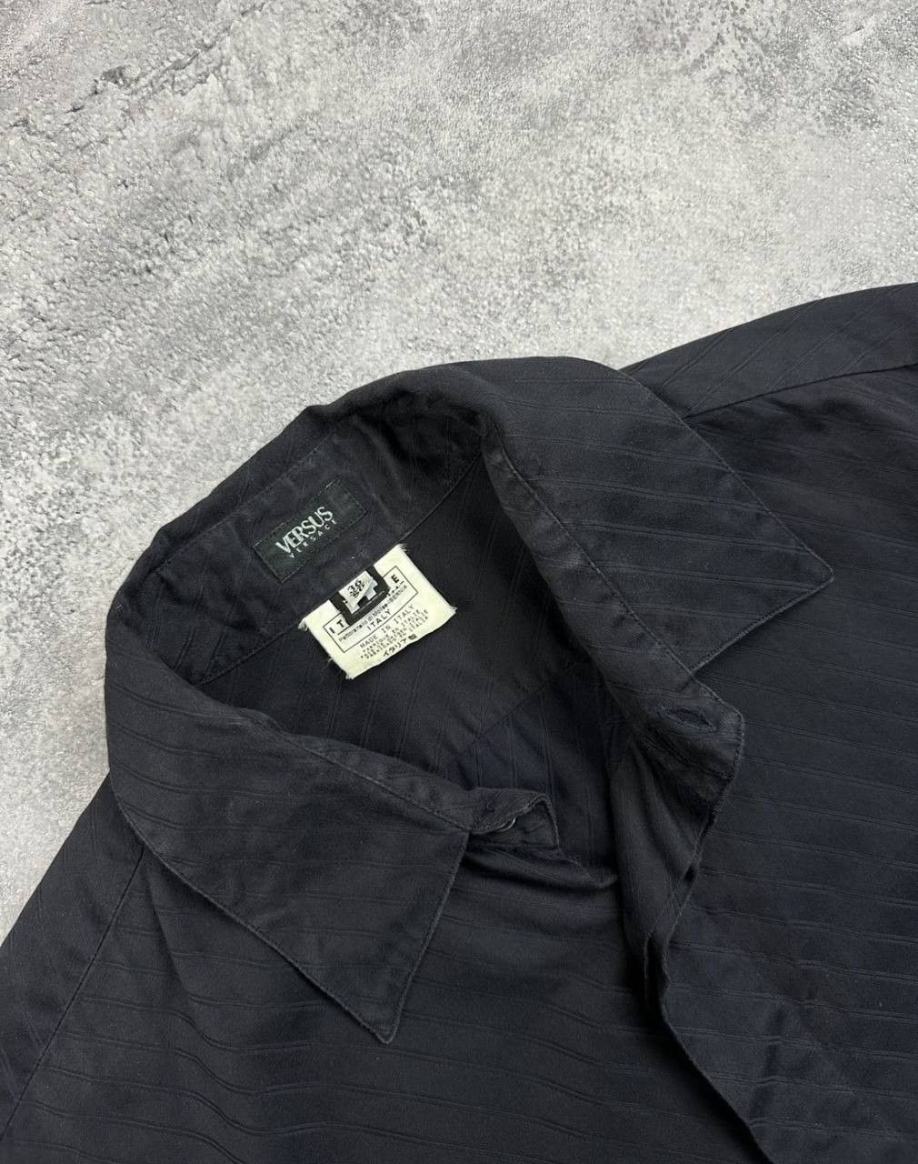 Versus Versace Vintage Versus Versace Shirt Button Ups Classic Black Size US M / EU 48-50 / 2 - 8 Thumbnail