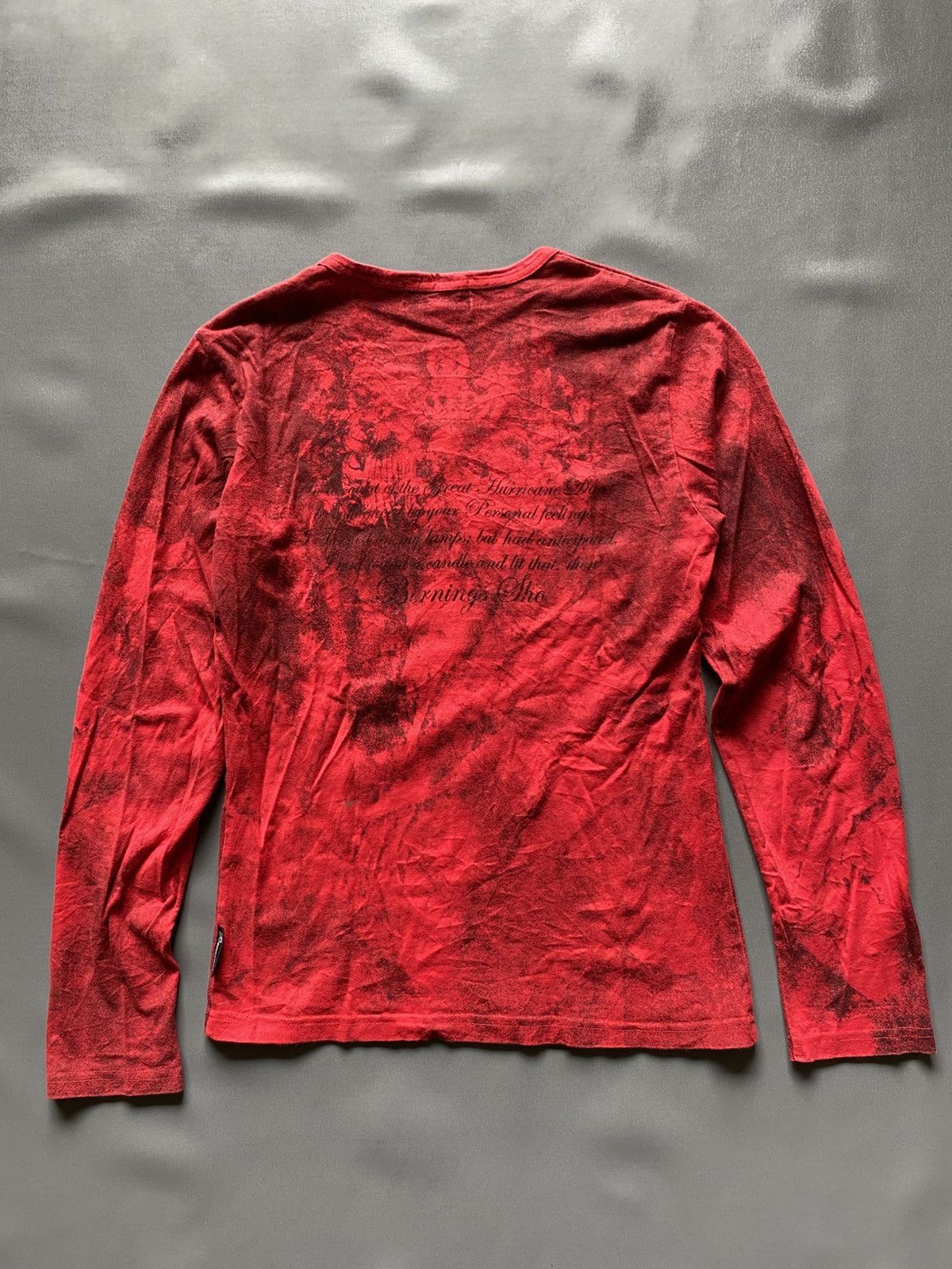 BERNINGS SHO Bernings Sho Longsleeve Tshirt Poem Y2K Style Size L / US 10 / IT 46 - 4 Thumbnail