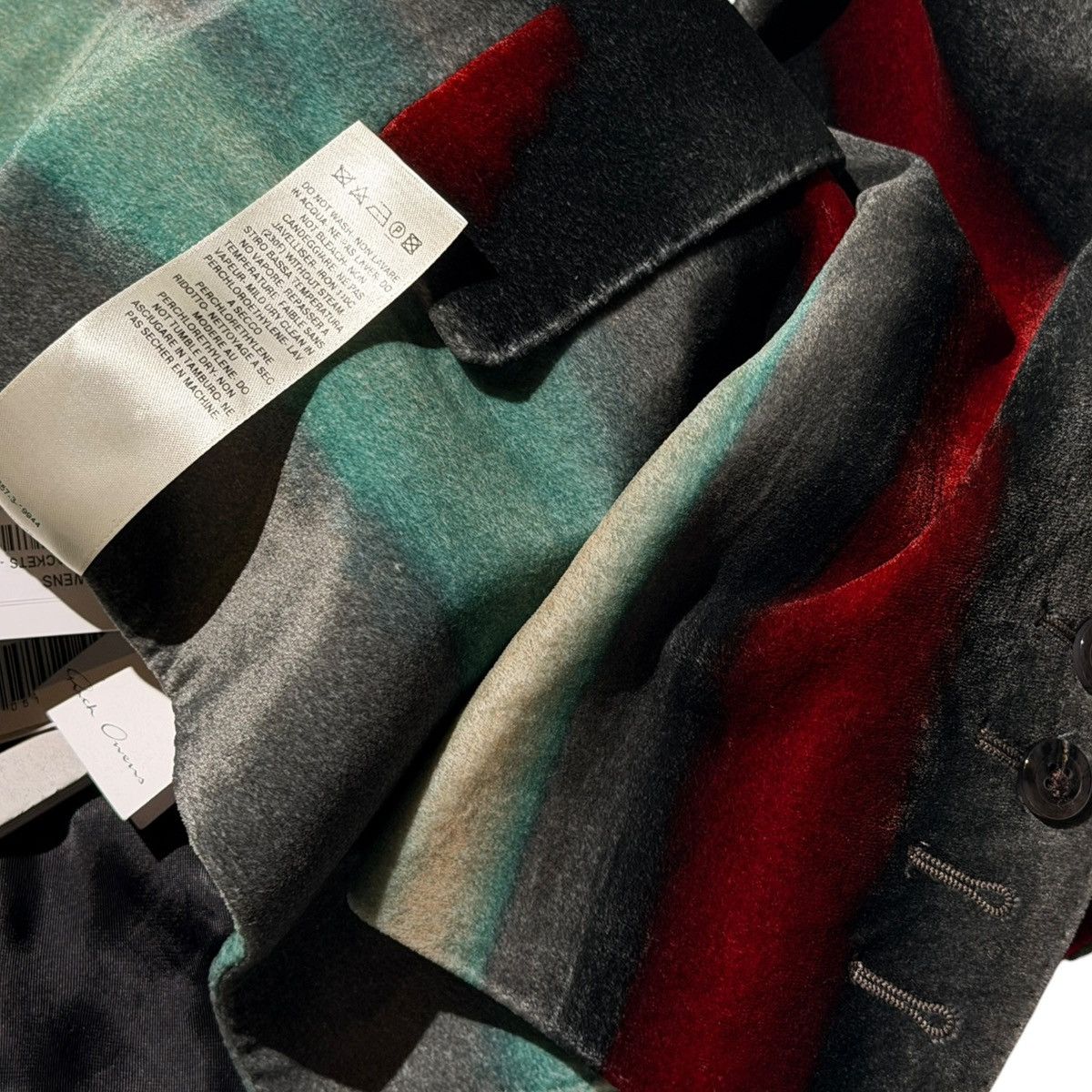 Rick Owens $3,127 neue gicca 60cm blazer Size XS / US 0-2 / IT 36-38 - 3 Thumbnail