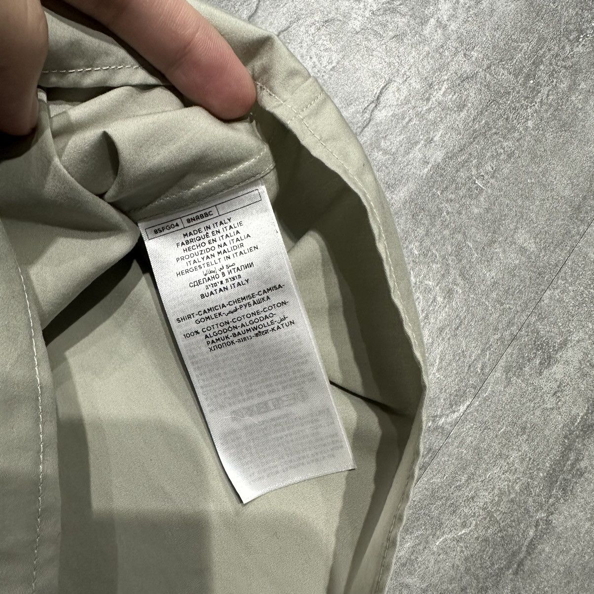 Ermenegildo Zegna × Fear of God Fear of God x Ermenegildo Zegna Oversize SS Shirt Size US S / EU 44-46 / 1 - 7 Thumbnail