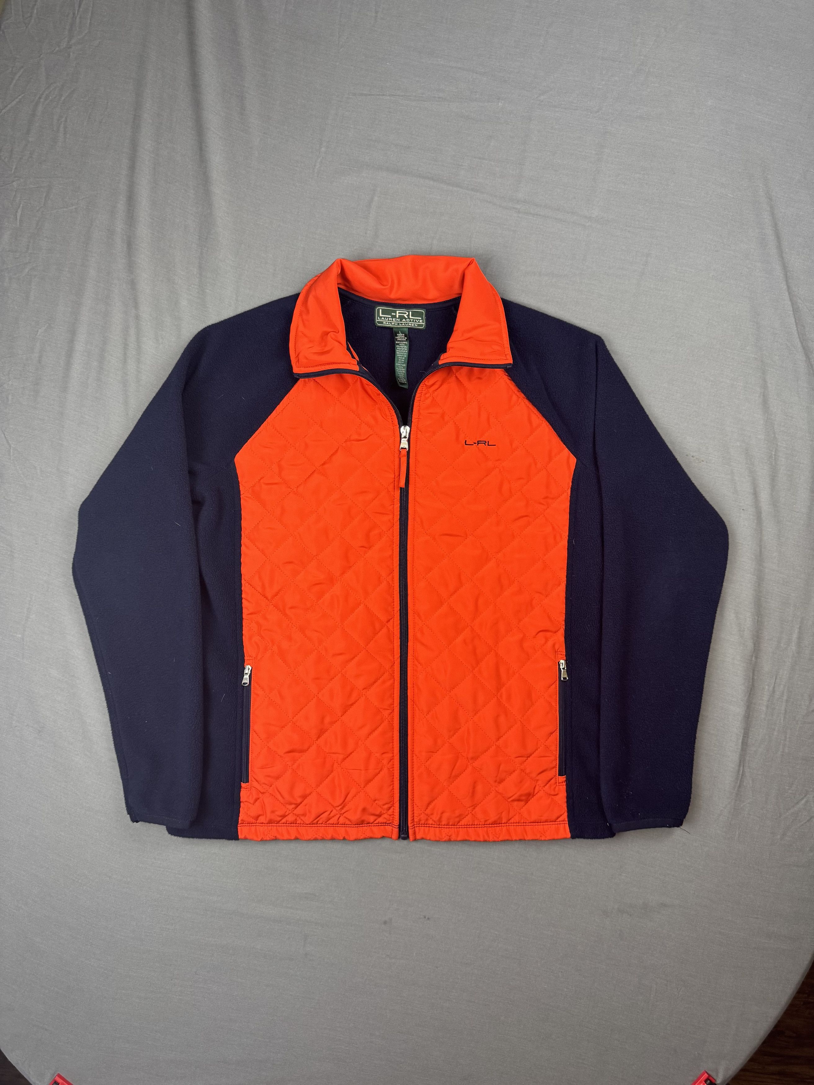 Lauren Ralph Lauren Lauren Ralph Lauren Quilted Fleece Jacket Lightweight Size L / US 10 / IT 46 - 2 Thumbnail