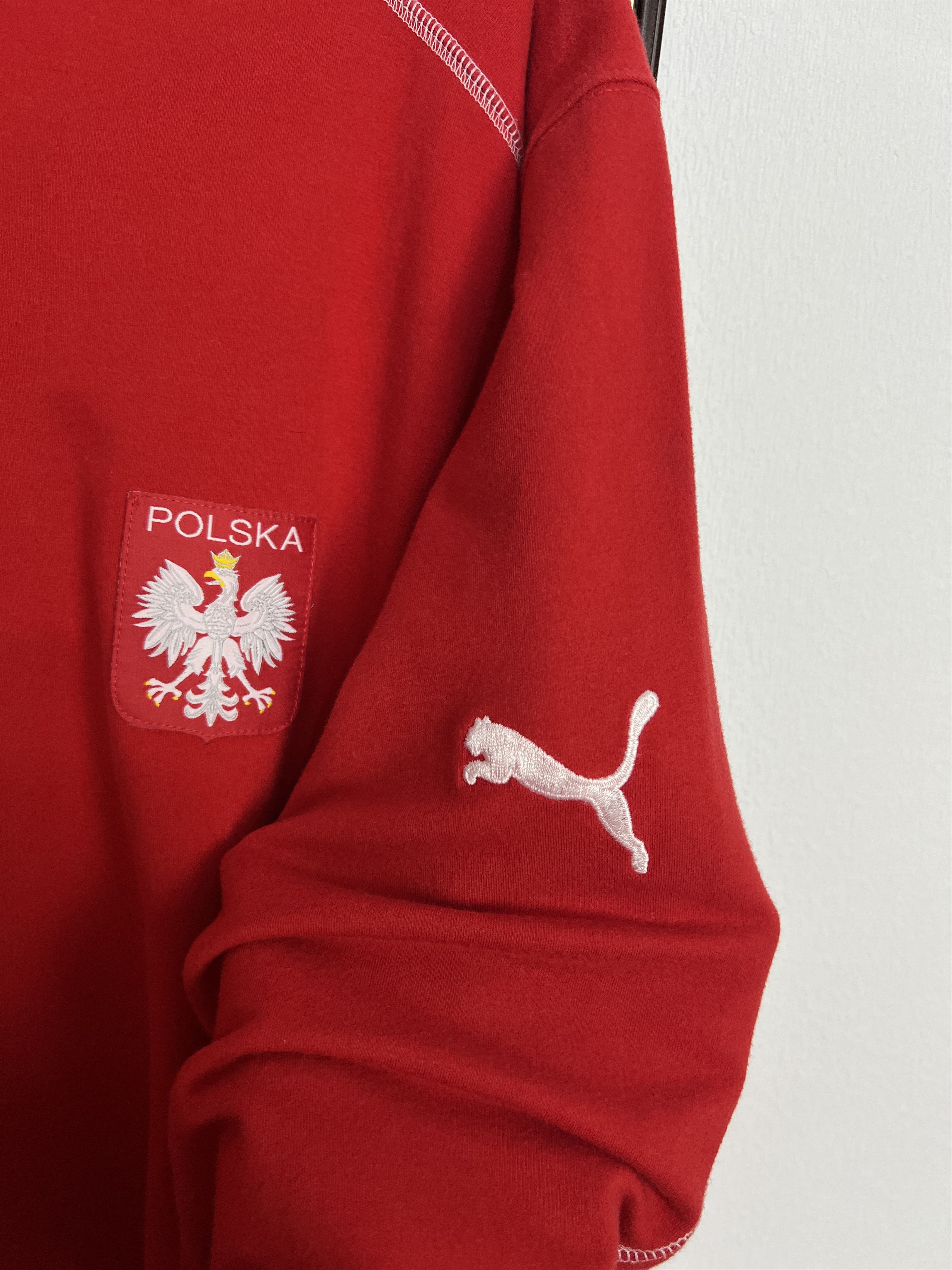 Puma Vintage Poland Football Train Sweatshirt Soccer Crewneck Size US XL / EU 56 / 4 - 3 Thumbnail