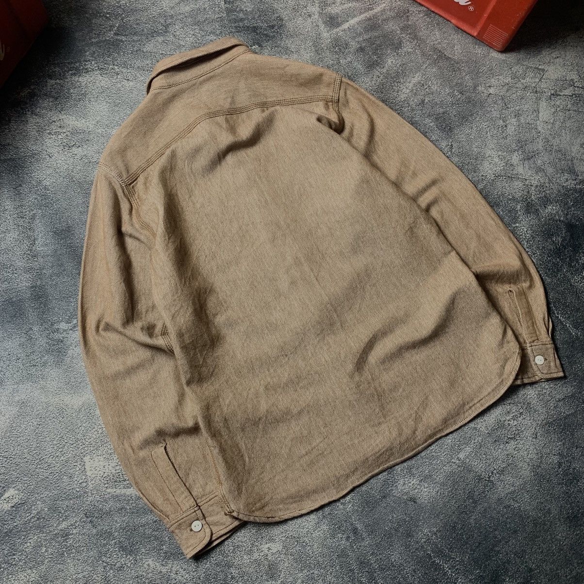 Japanese Brand Houston Workshirt Button Up Shirt Size US XL / EU 56 / 4 - 10 Thumbnail