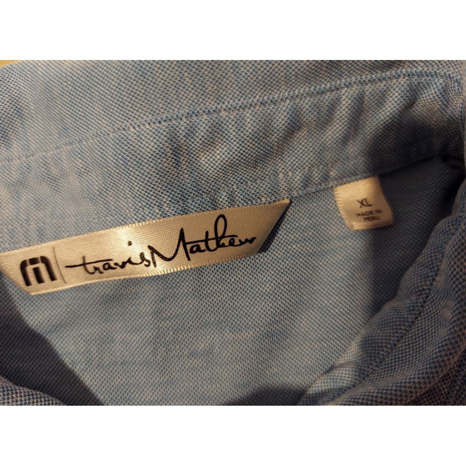 TravisMathew VINTAGE? Travis Mathew Polo Shirt XL Men Blue The Bridges Golf Athletic Size US XL / EU 56 / 4 - 3 Thumbnail