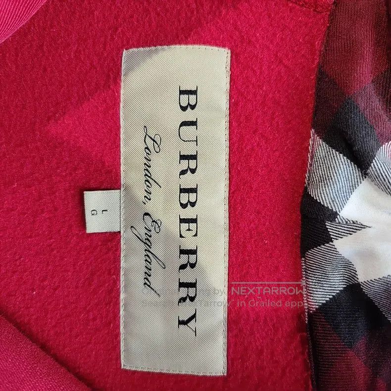 Burberry Burberry Red Hooded Zip Jacket. Size US L / EU 52-54 / 3 - 3 Thumbnail