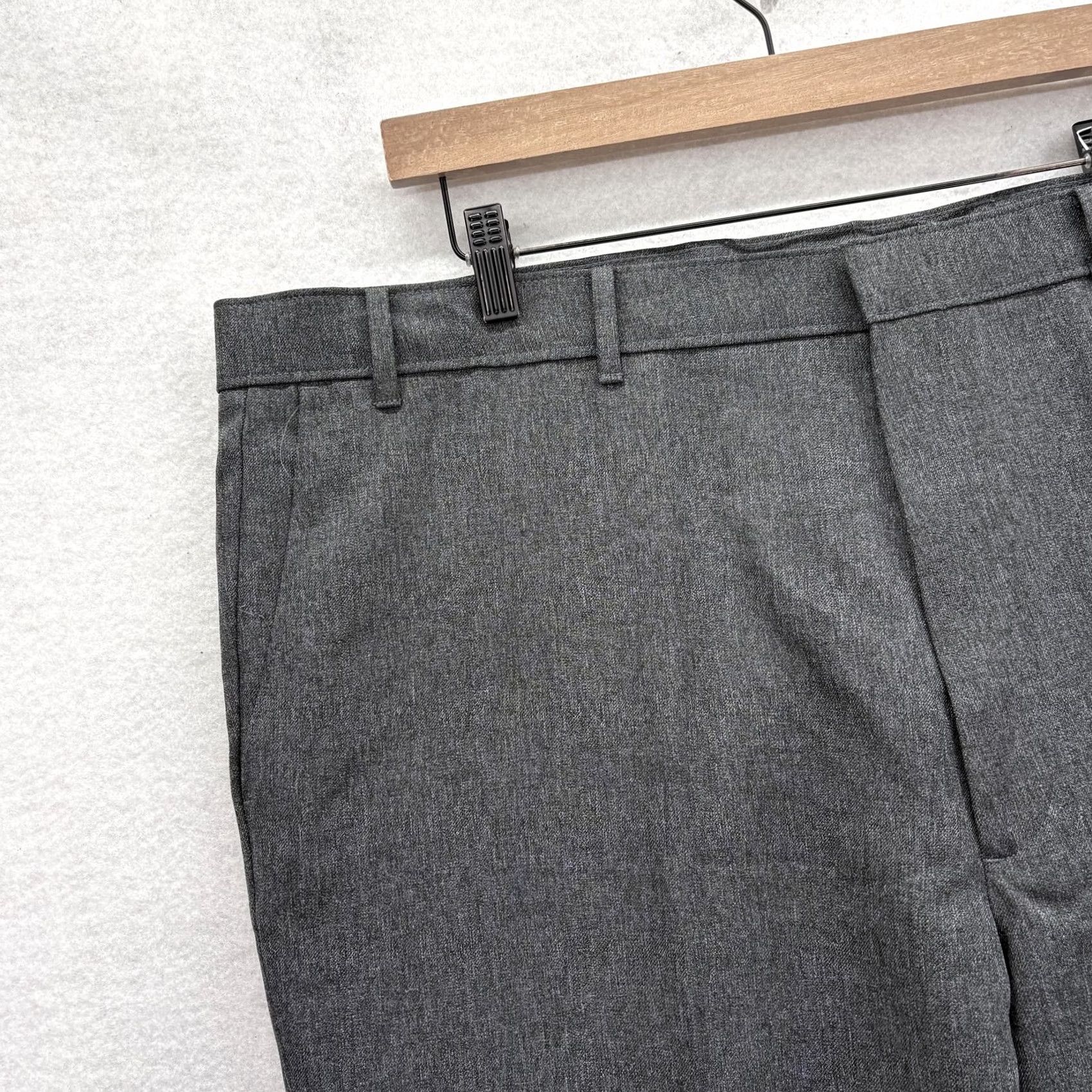 Levi's VINTAGE Levi's Action Slacks Dress Pants Mens 46x30 Gray Regular Fit Tapered 90s Size US 30 / EU 46 - 2 Thumbnail