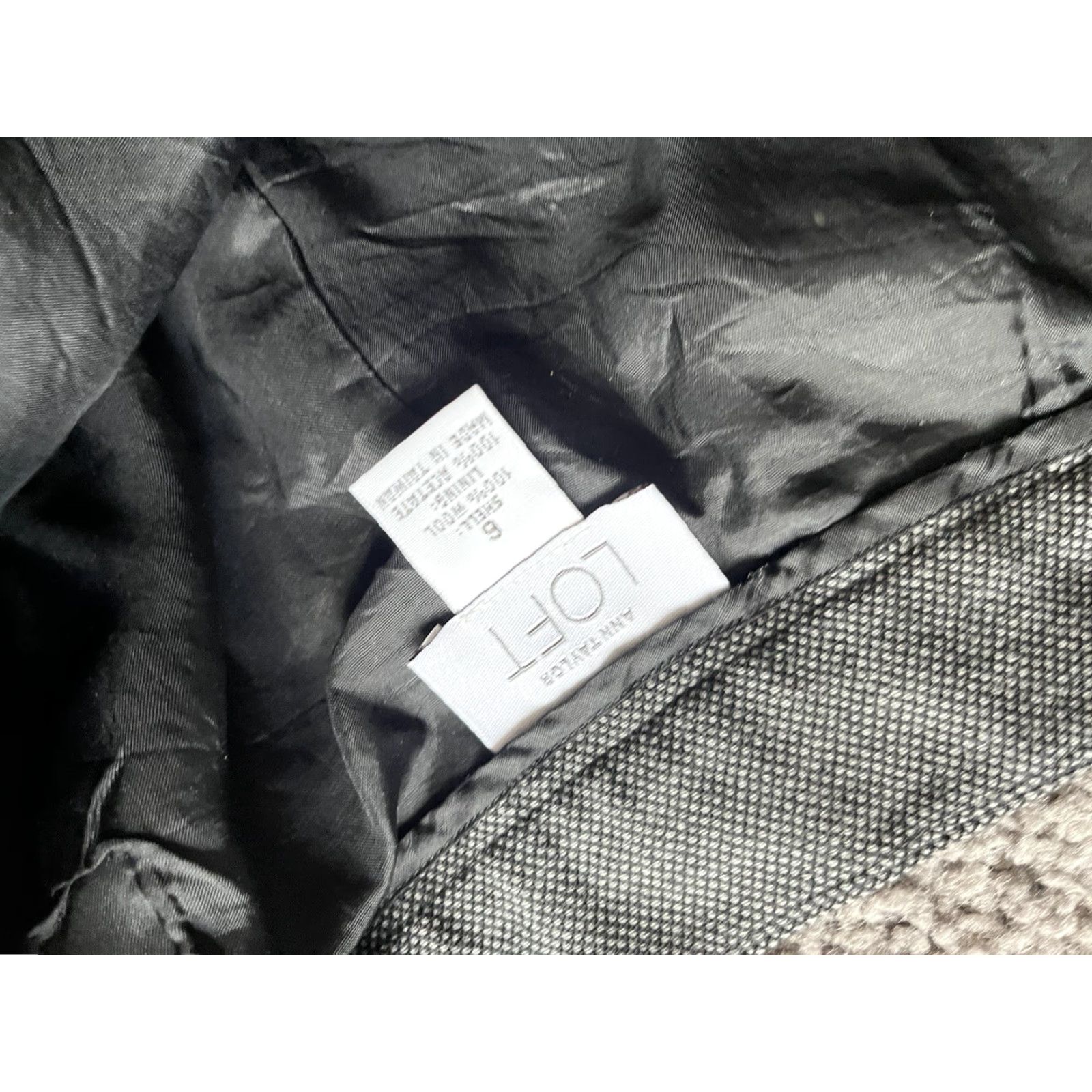 Ann Taylor Ann Taylor Dress Pants Women 6 Black Silver Pan? Size 28" / US 6 / IT 42 - 5 Thumbnail