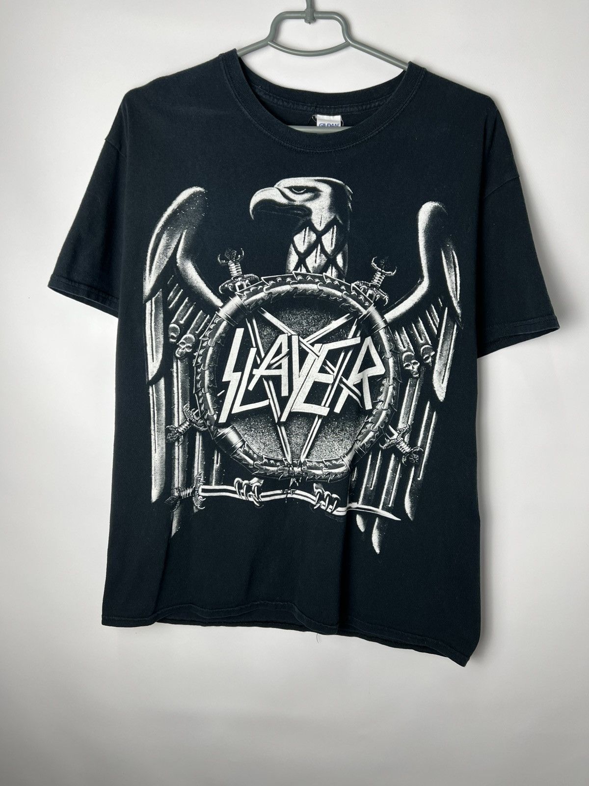 Band Tees Vintage Band Rock Slayer 2000s Black Rock Band T-Shirt Size US L / EU 52-54 / 3 - 1 Thumbnail
