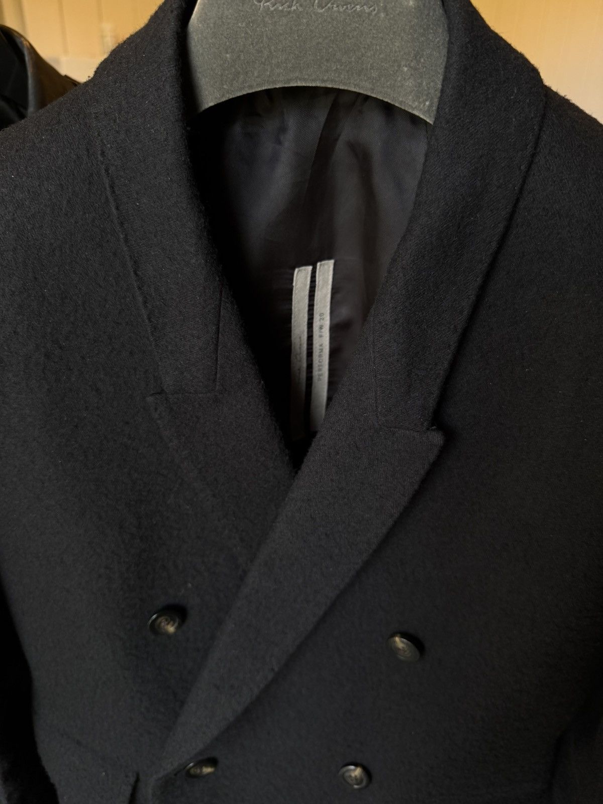 Rick Owens Rick Owens FW20 JMF double breasted cropped blazer Size US XS / EU 42 / 0 - 5 Thumbnail