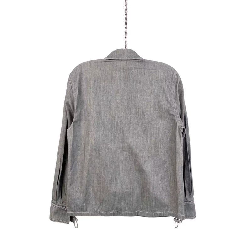 Fendi Fendi size 38 Workwear style logo denim shirt Size US XXS / EU 40 - 2 Thumbnail