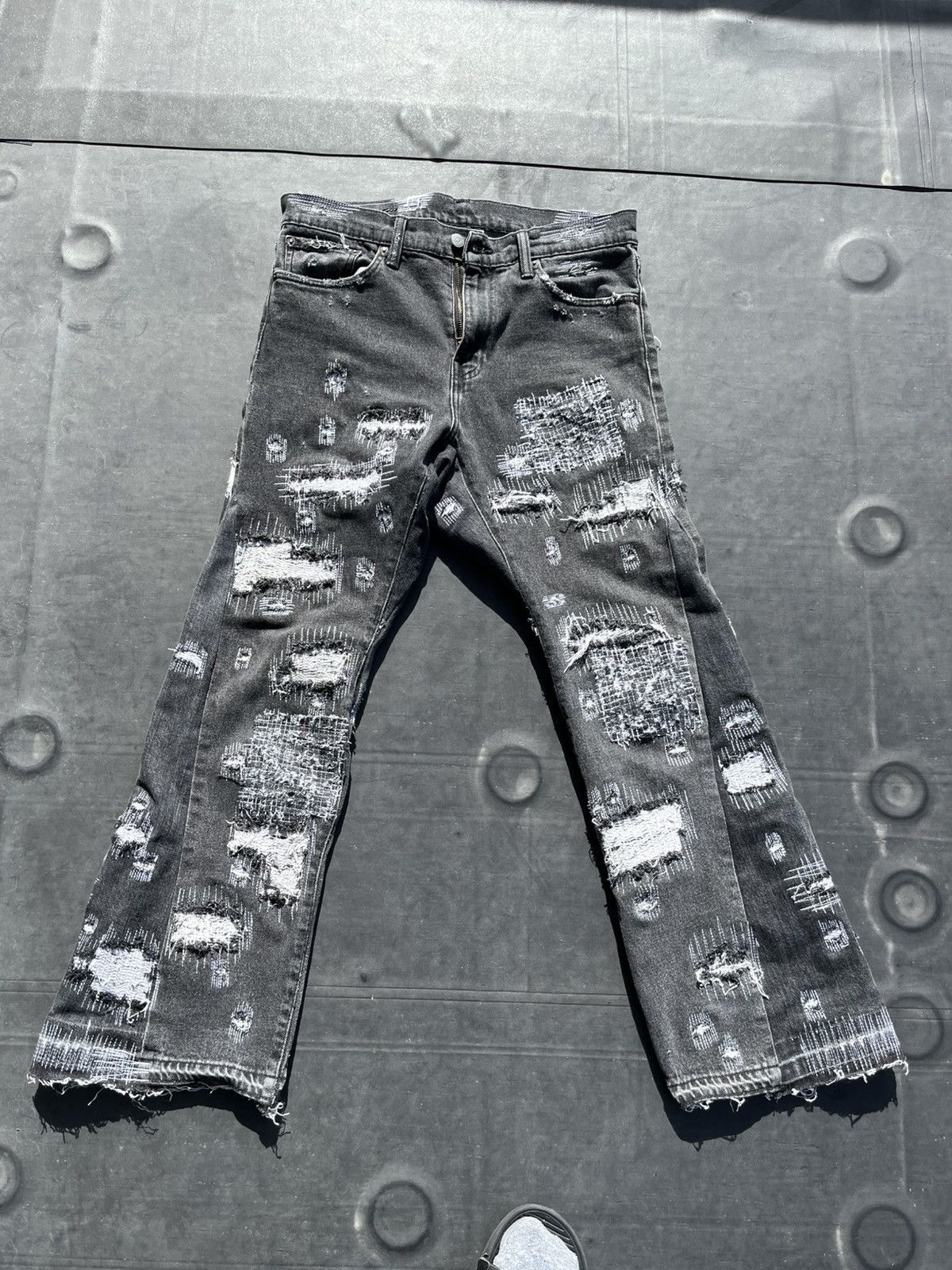 Vintage Black denim Size US 32 / EU 48 - 2 Thumbnail