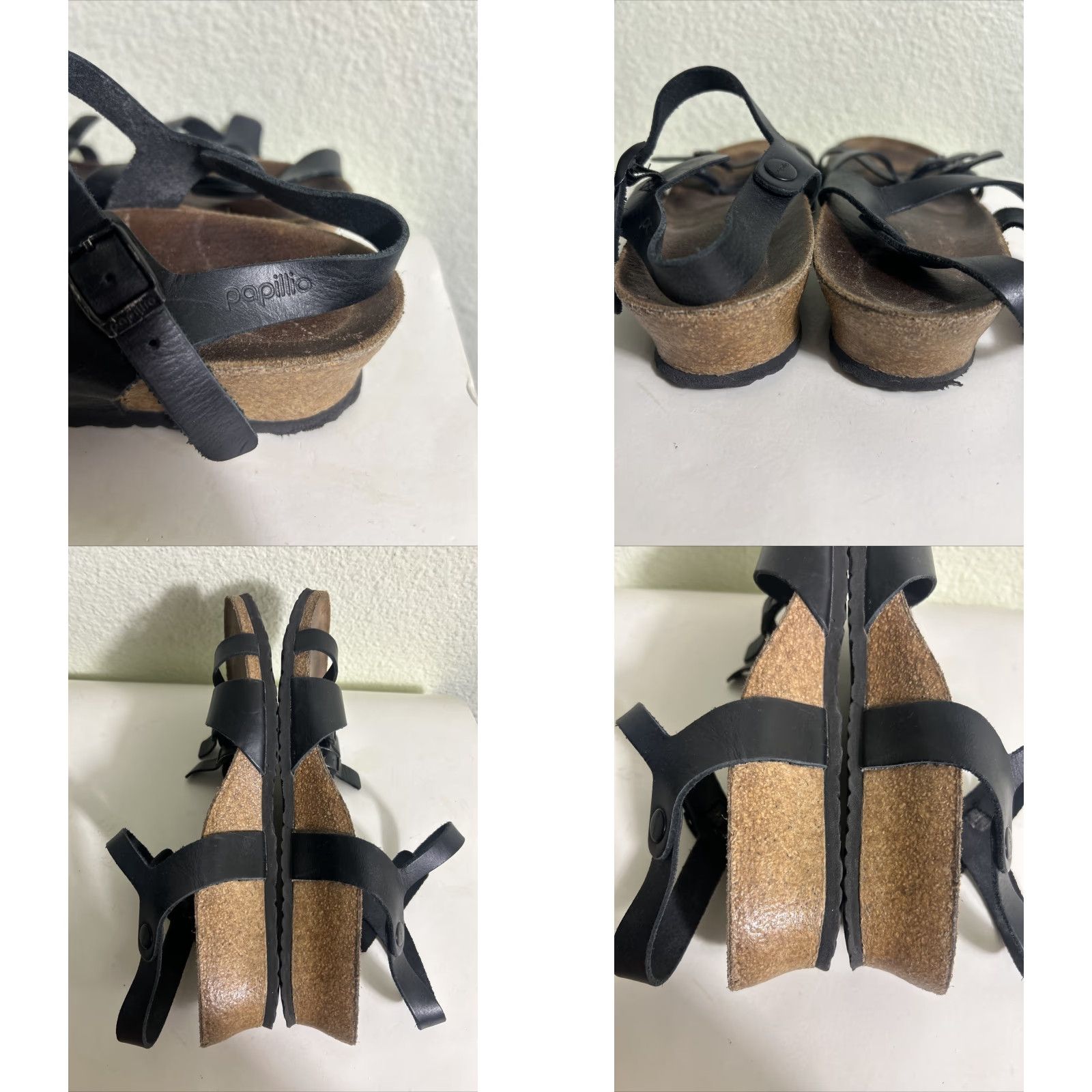 Birkenstock Birkenstock Papillio Birko Flor LANA Sandal Women 42 11-11.5 Black Ankle Strap Strappy Leather Upper Metal Theme Size US 11.5 / IT 41.5 - 9 Thumbnail