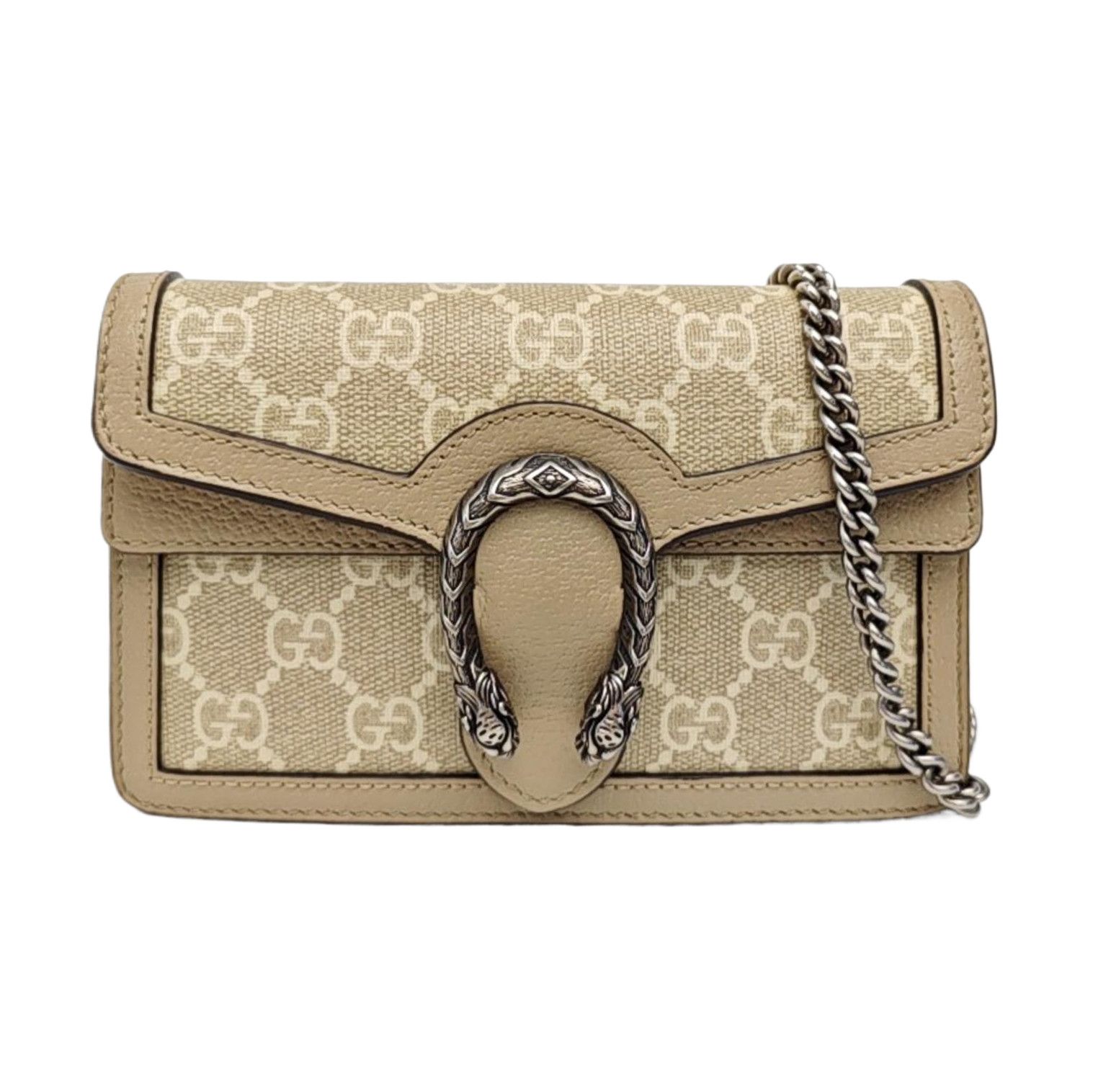 Gucci Gucci Dionysus Super Mini GG Canvas Shoulder Bag Size ONE SIZE - 1 Thumbnail