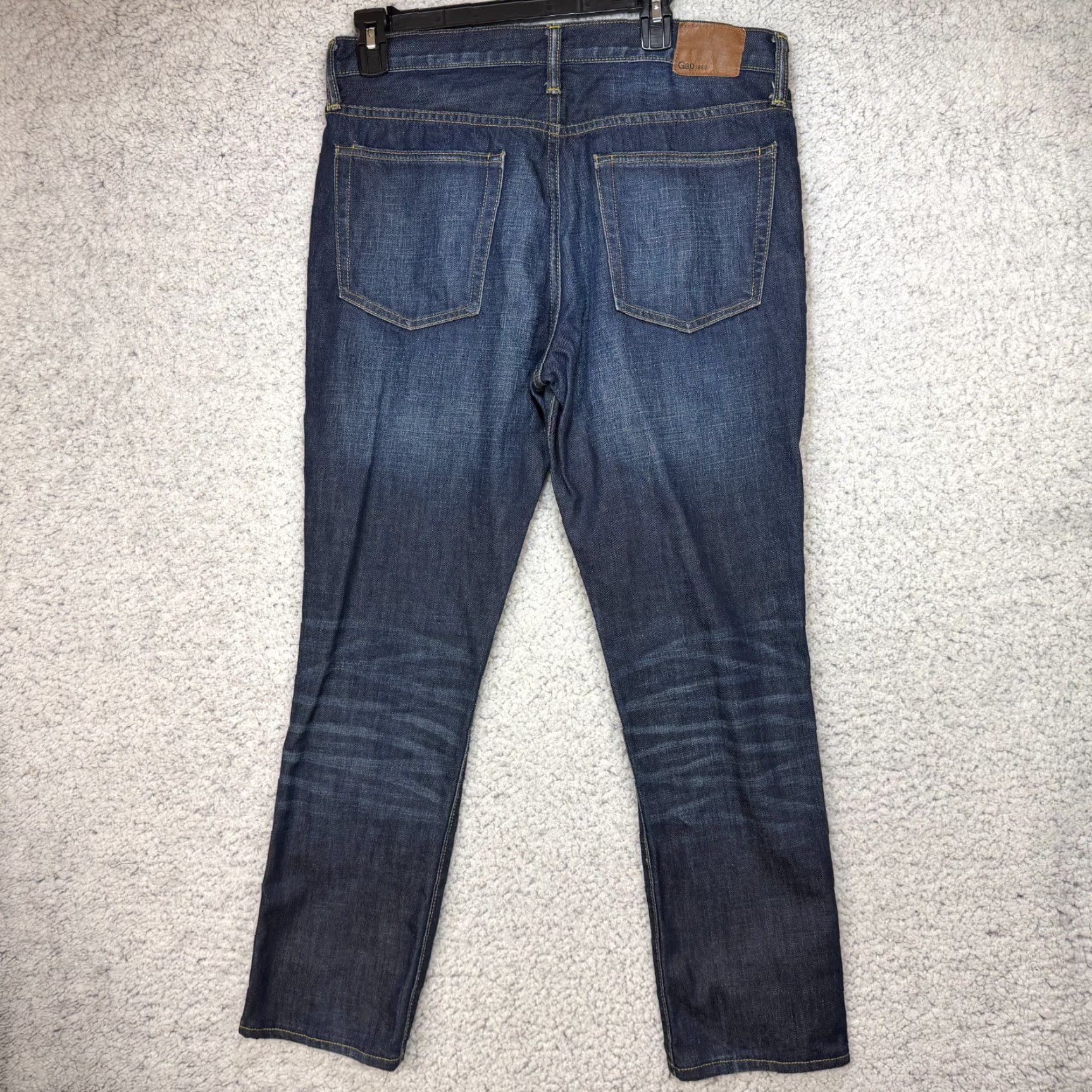 Gap Gap 1969 Skinny Jeans Denim Men's Size 32x32 Dark Indigo 5-Pocket Style Slim Modern Casual Jeans Mens Size US 32 / EU 48 - 2 Thumbnail