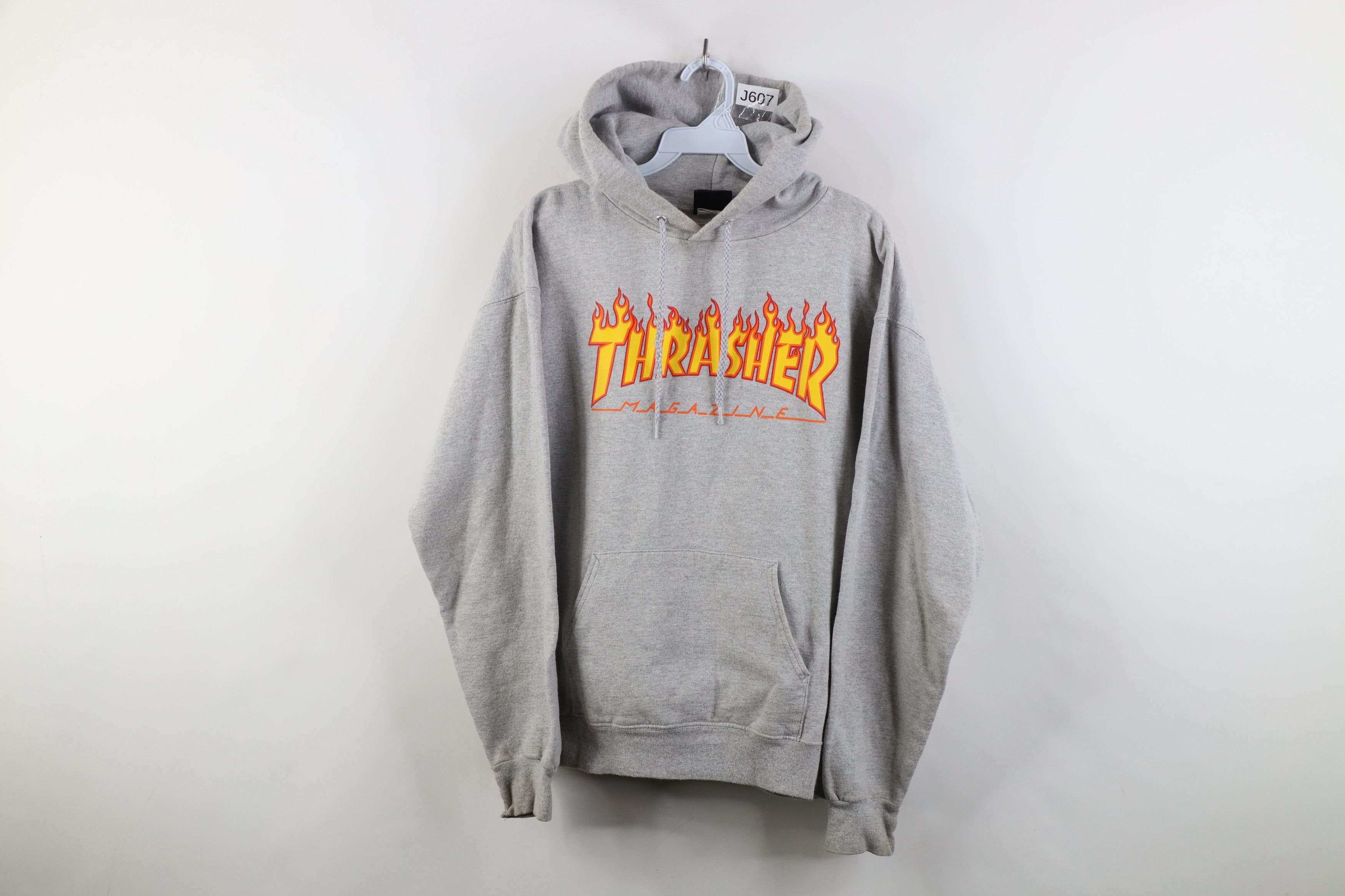 Thrasher Vintage Y2K Thrasher Magazine Skateboarding Fire Hoodie Size US S / EU 44-46 / 1 - 1 Thumbnail