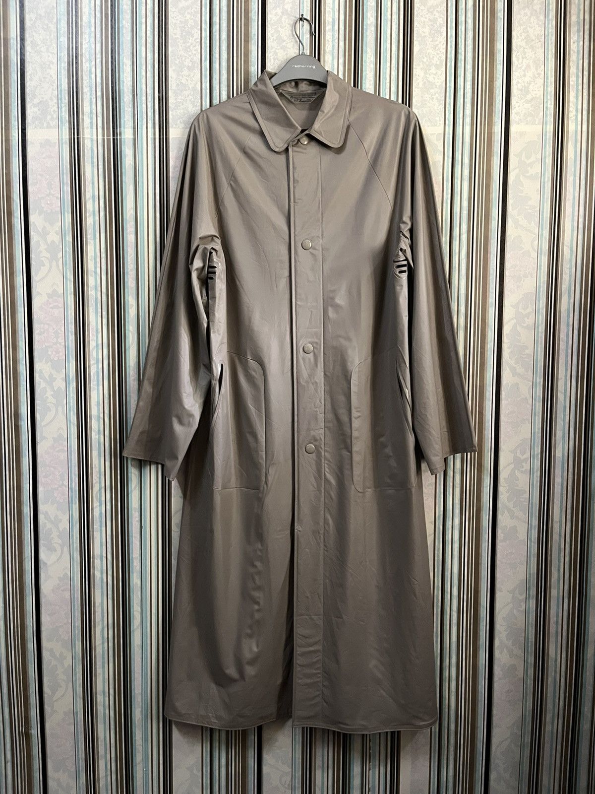 Vintage 1940s WW2 U.S Raynster united states rubber raincoats #I2 Size US M / EU 48-50 / 2 - 3 Thumbnail