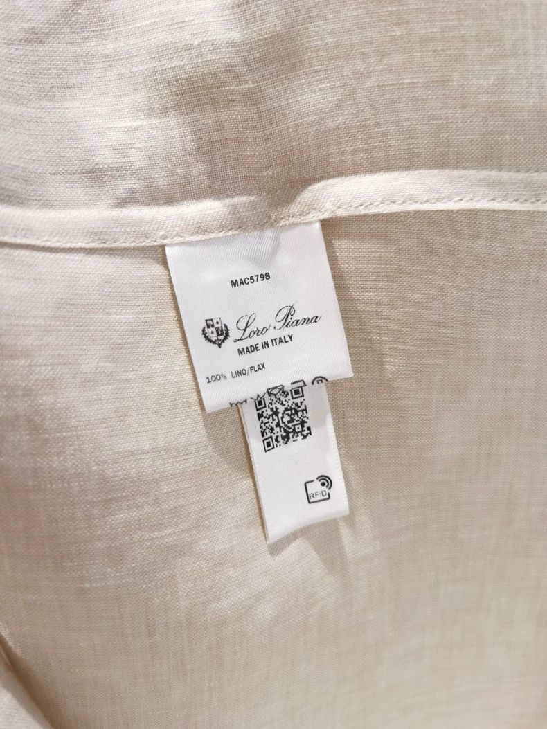 Loro Piana LORO PIANA Men's linen shirts Size US XS / EU 42 / 0 - 9 Thumbnail