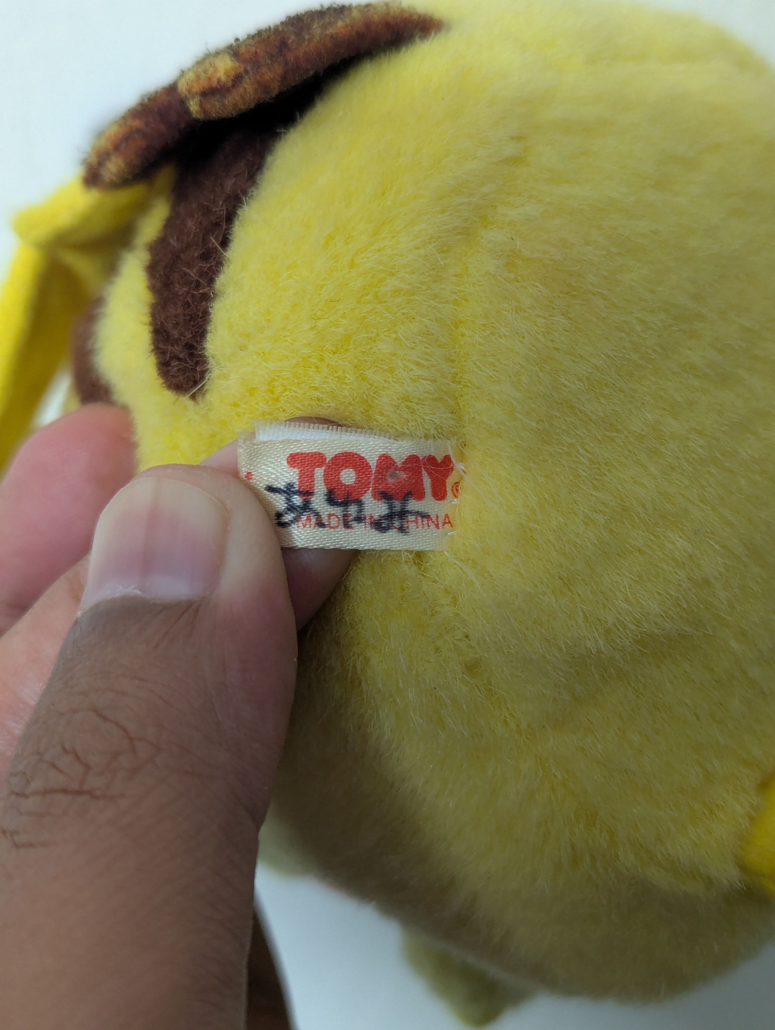 Pokemon TOMY Pikachu Plush Toy First Generation Size ONE SIZE - 3 Thumbnail