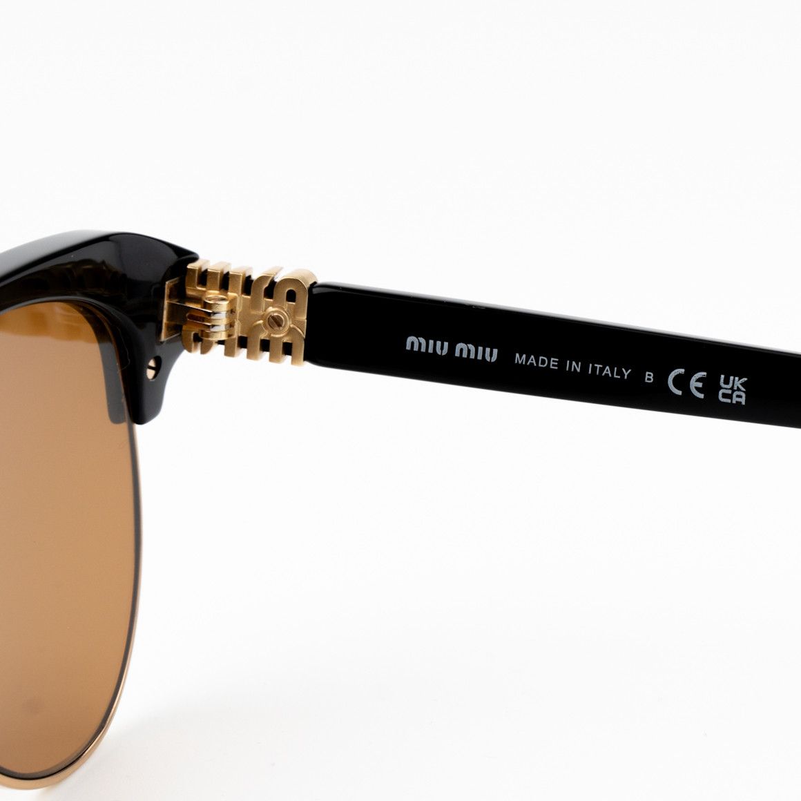 Miu Miu NEW Miu Miu MU09ZS 1AB2Z1 RUNWAY Unisex Sunglasses Size ONE SIZE - 8 Thumbnail