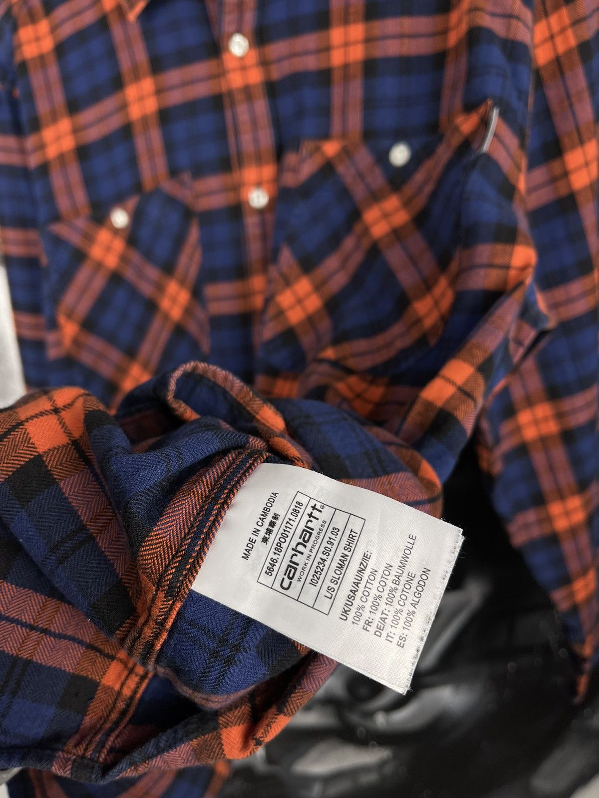 Carhartt Carhartt WIP L/S Sloman Shirt Flannel Button Up Size L Size US L / EU 52-54 / 3 - 10 Thumbnail