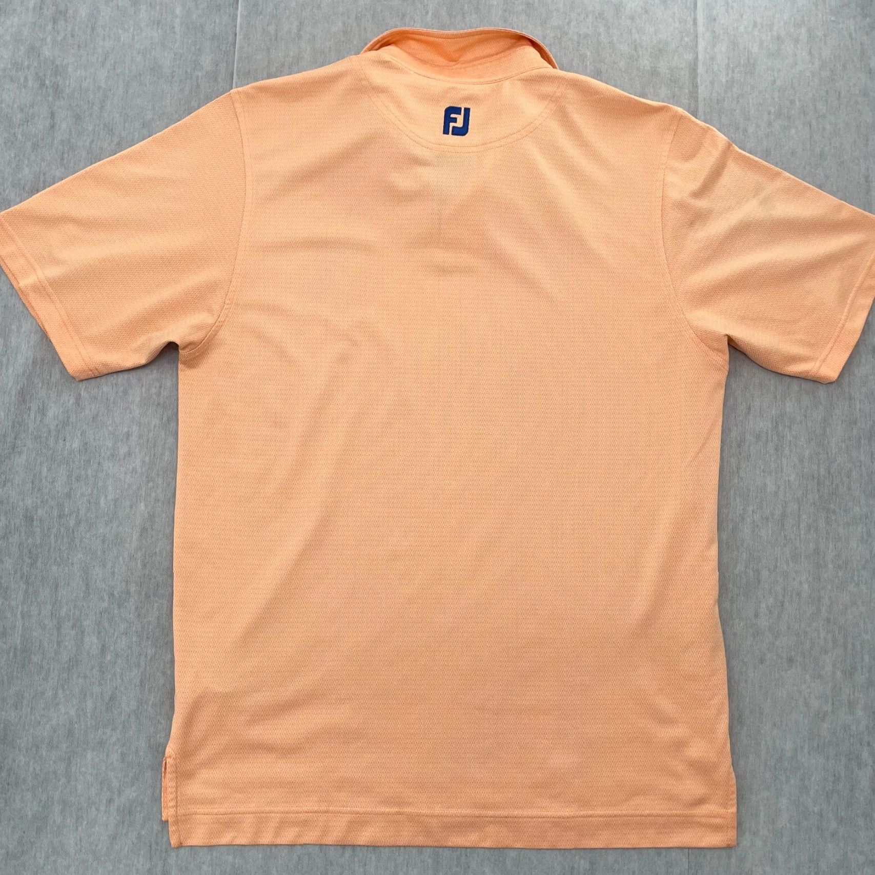Footjoy Footjoy Shirt Adult Polo Tour Issue Golf Mens L Orange Zigzag Pattern Polo Shirt FJ Embroidered Logo Size US L / EU 52-54 / 3 - 2 Thumbnail