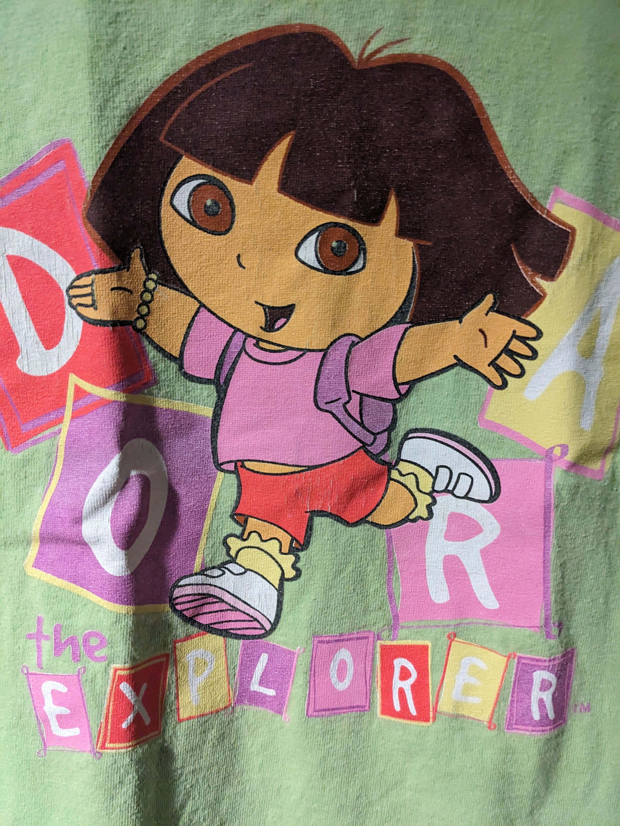 Nickelodeon × Vintage Vintage Y2K Dora the Explore Nickelodeon Youth Small T-Shirt Size US S / EU 44-46 / 1 - 2 Thumbnail