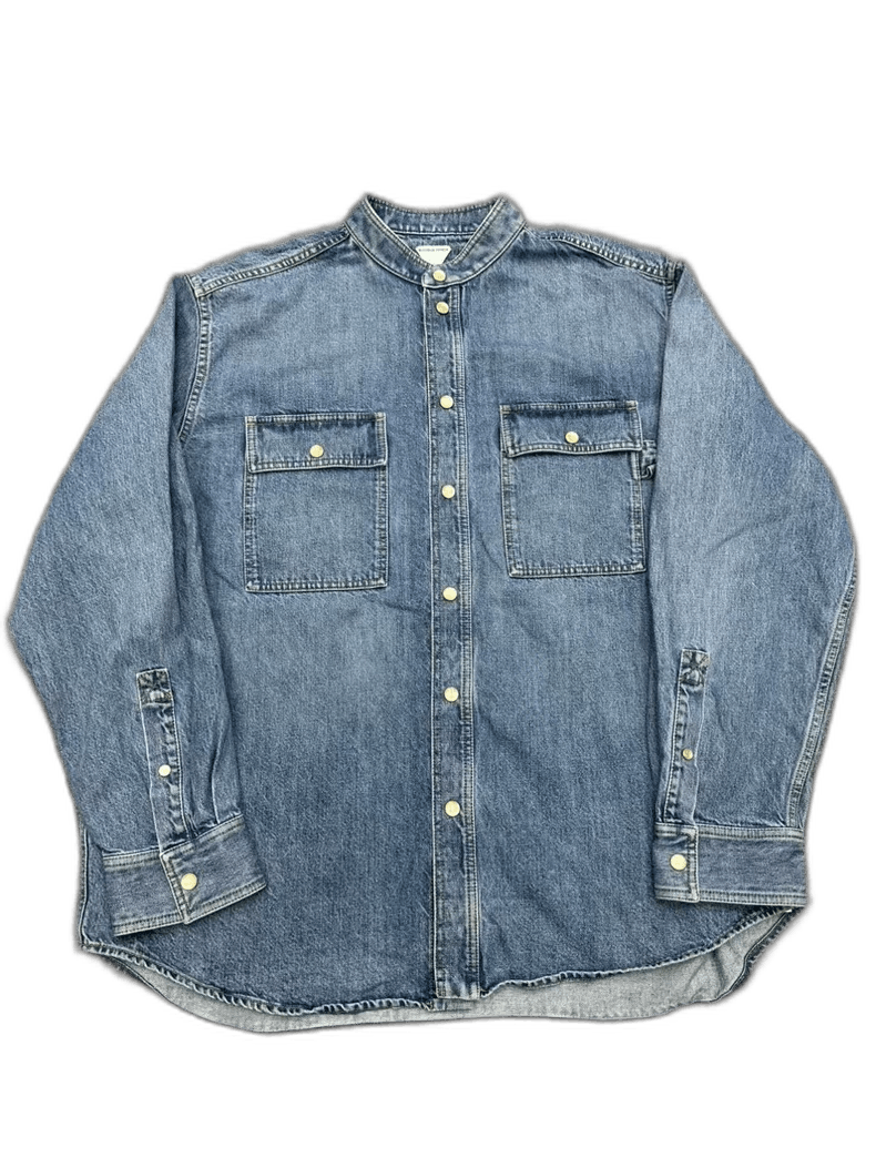 Bottega Veneta BV New Washed Denim Shirt Jacket Size US L / EU 52-54 / 3 - 1 Thumbnail